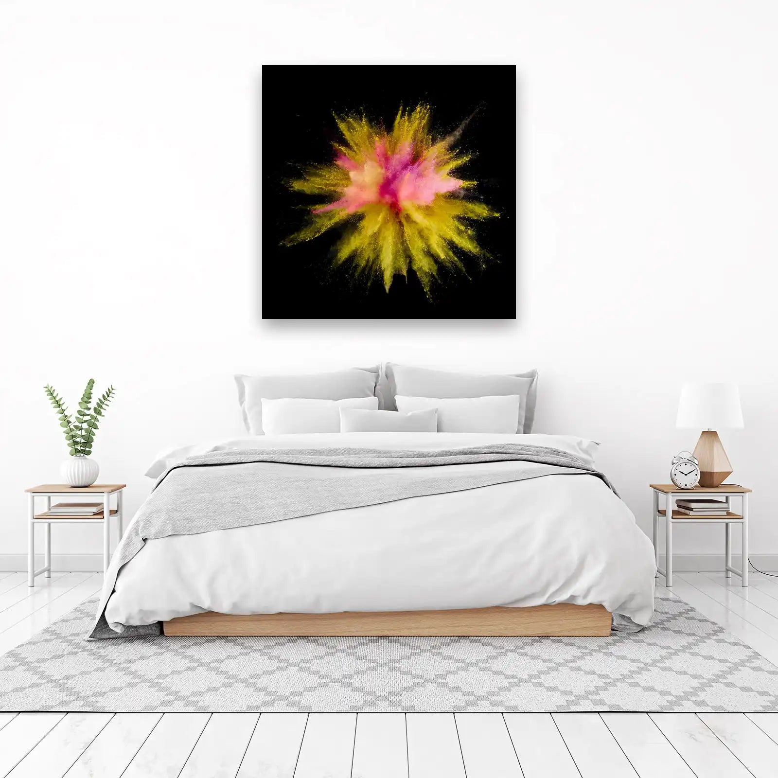 Vibrant Holi Powder Explosion Wall Art