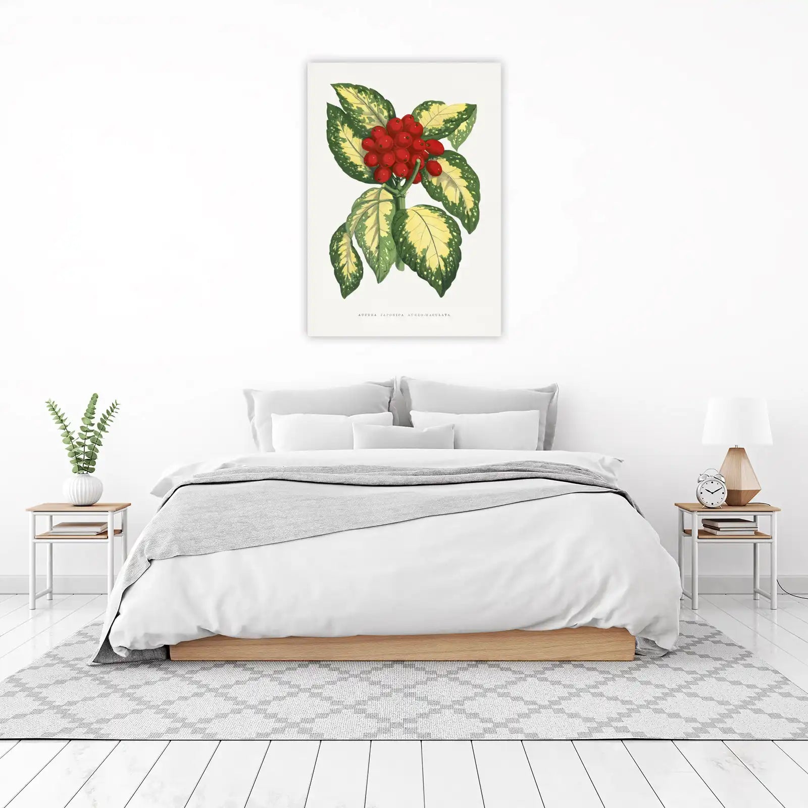 Aucuba Japonica Botanical Wall Art Wall Art