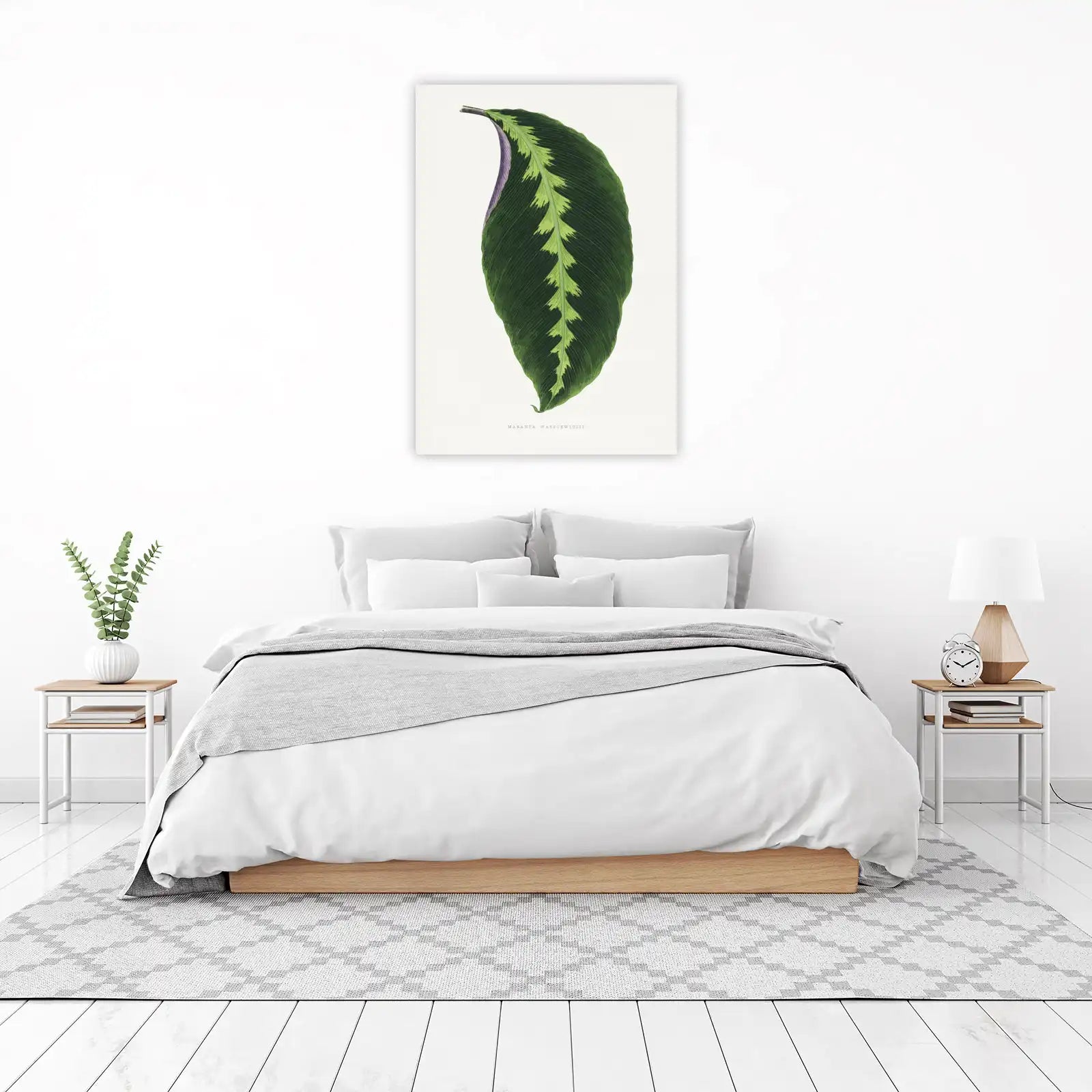 Elegant Maranta Leaf Botanical Wall Art