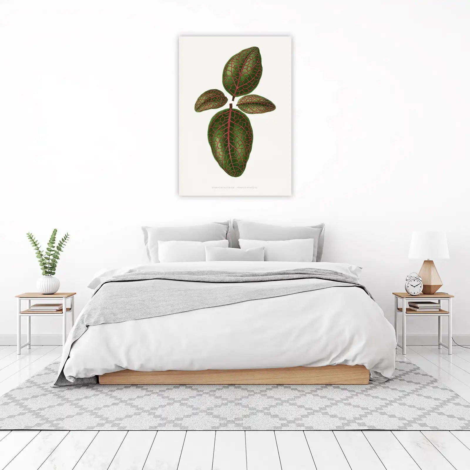 Vintage Green Leaf Botanical Wall Art