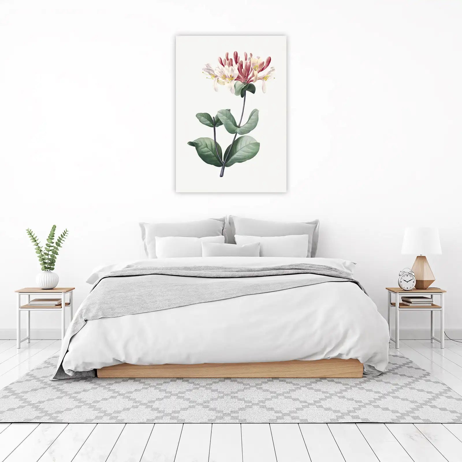 Vintage Botanical Honeysuckle Wall Art