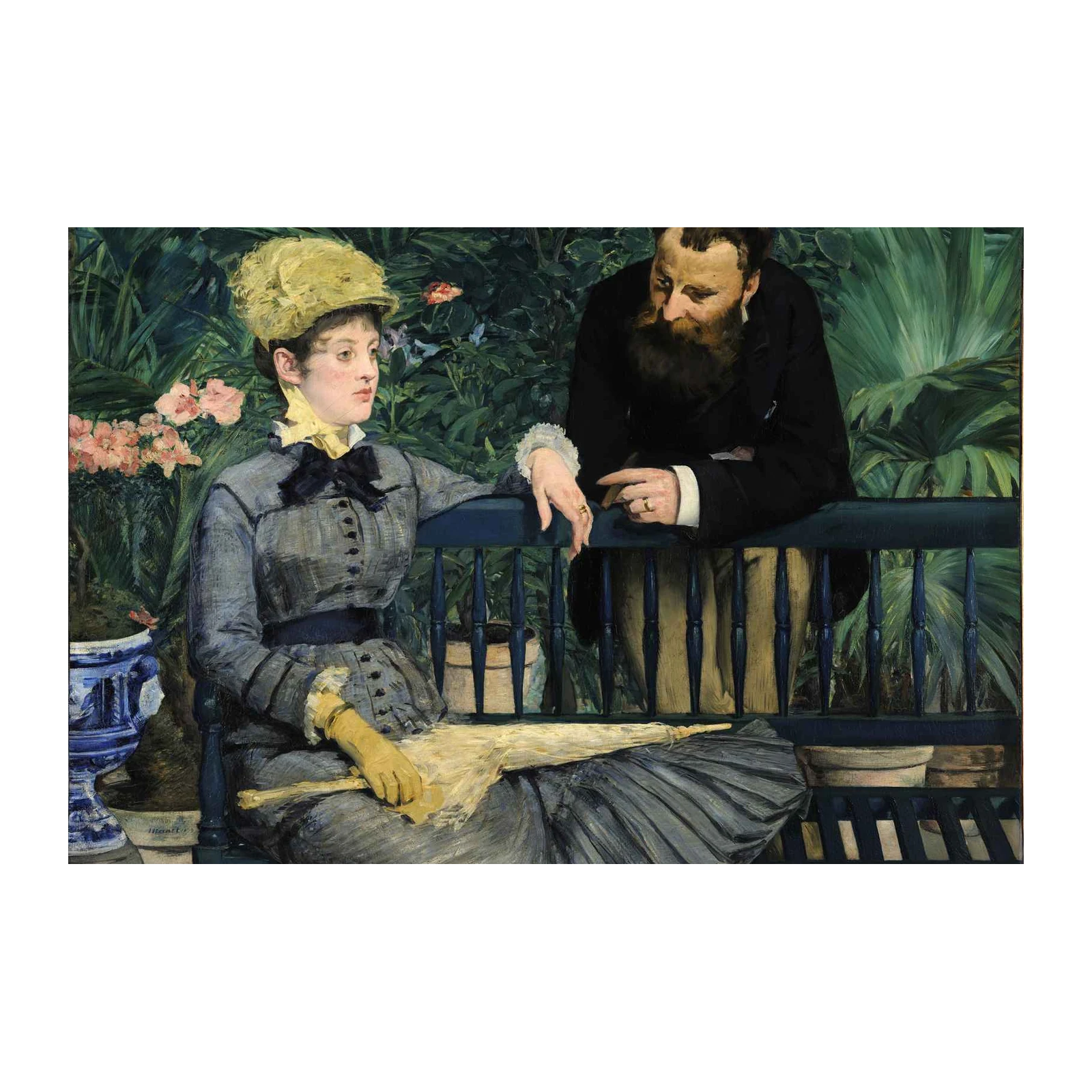 Elegant Victorian Couple Wall Art