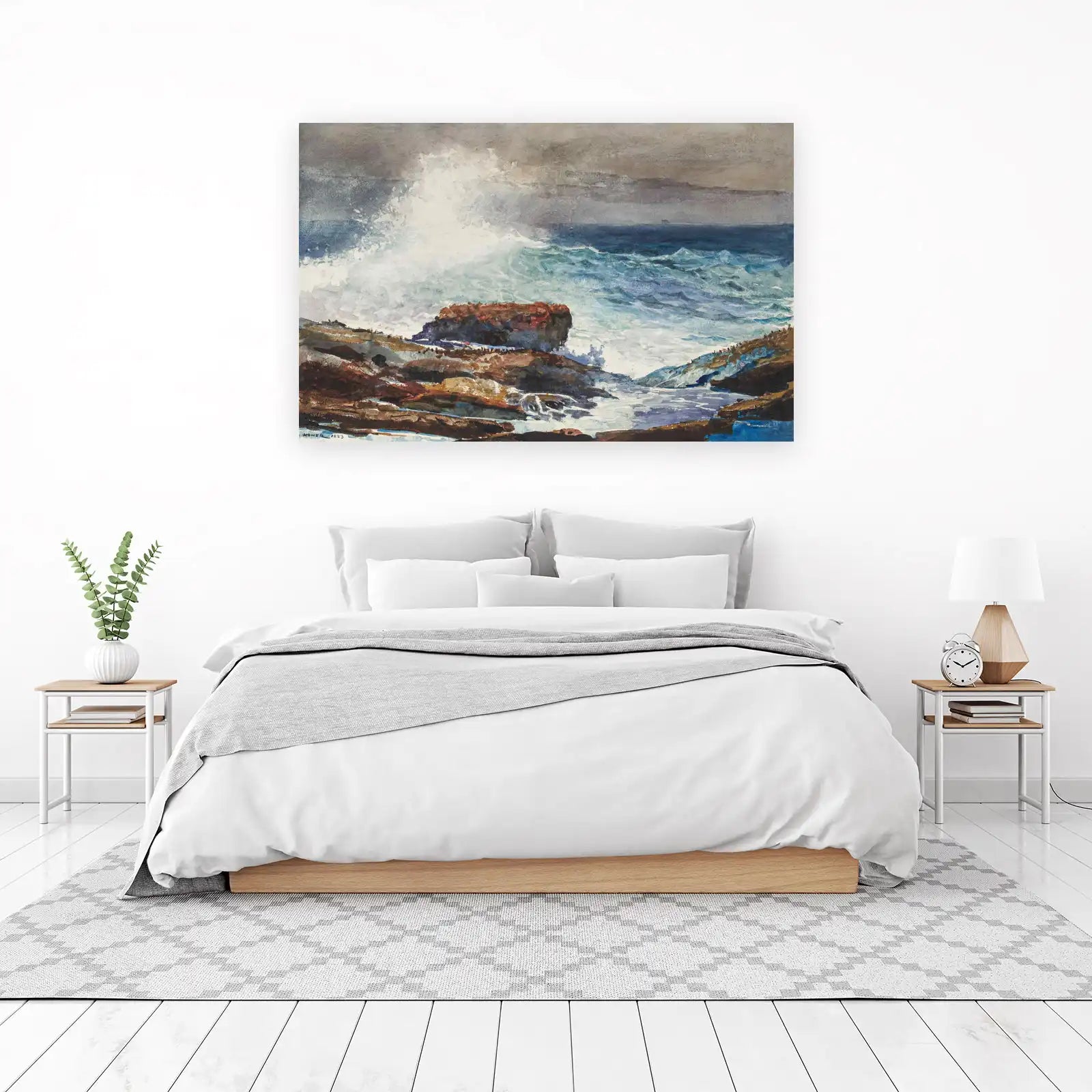 Dramatic Coastal Wave Art Wall Art