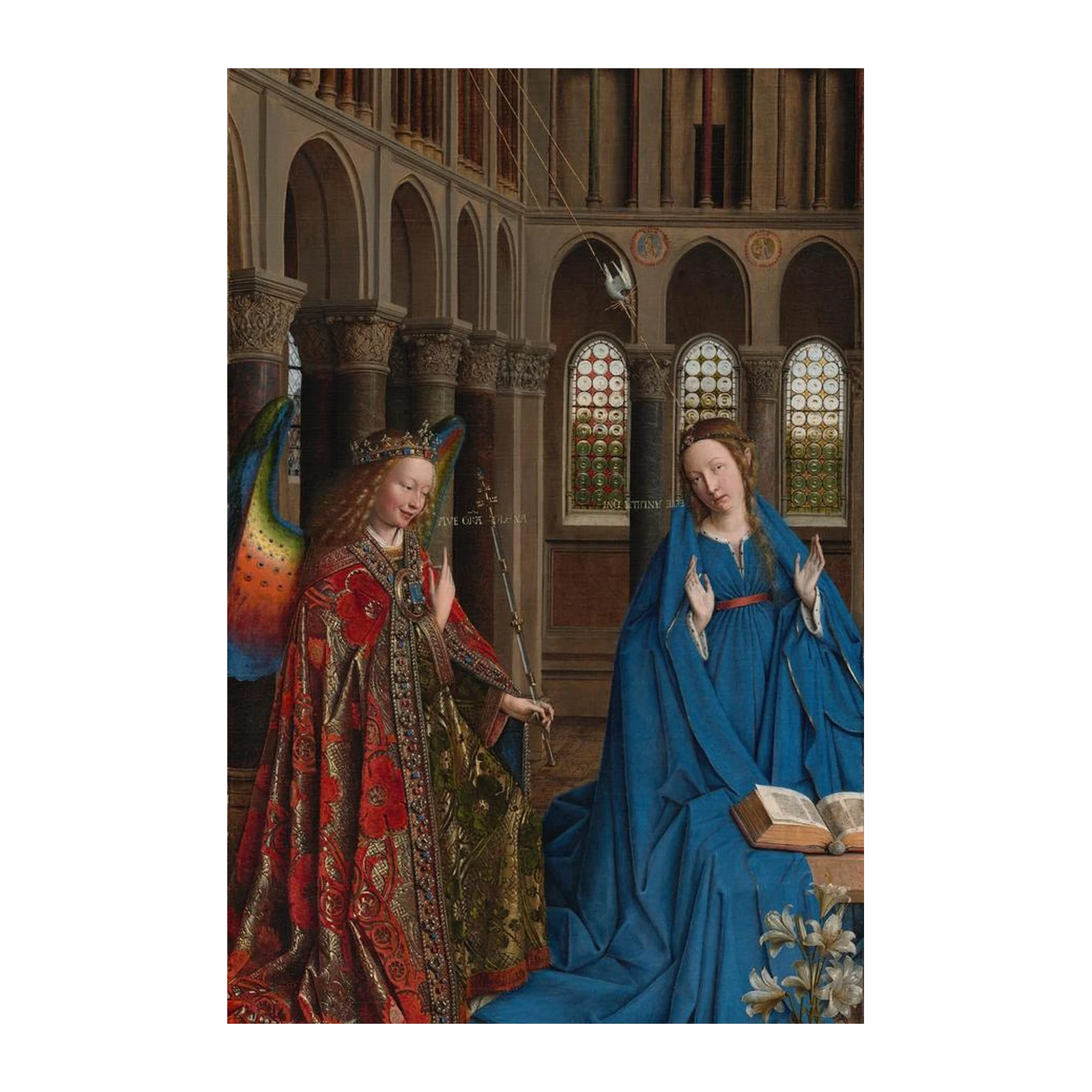 Annunciation Gothic Art Wall Art