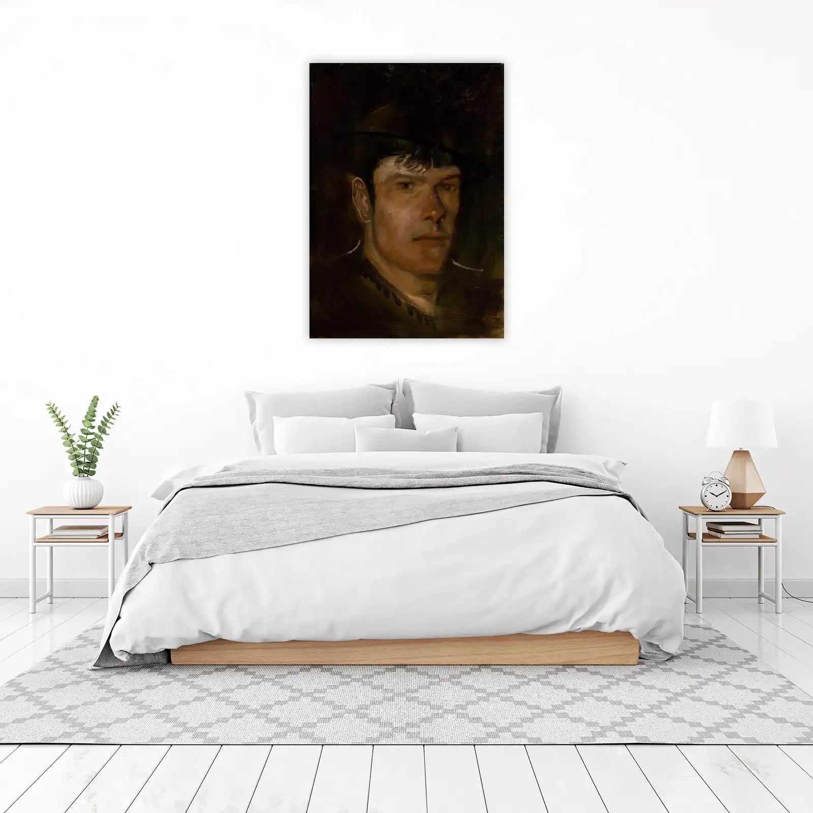 Intense Gaze Portrait Wall Art