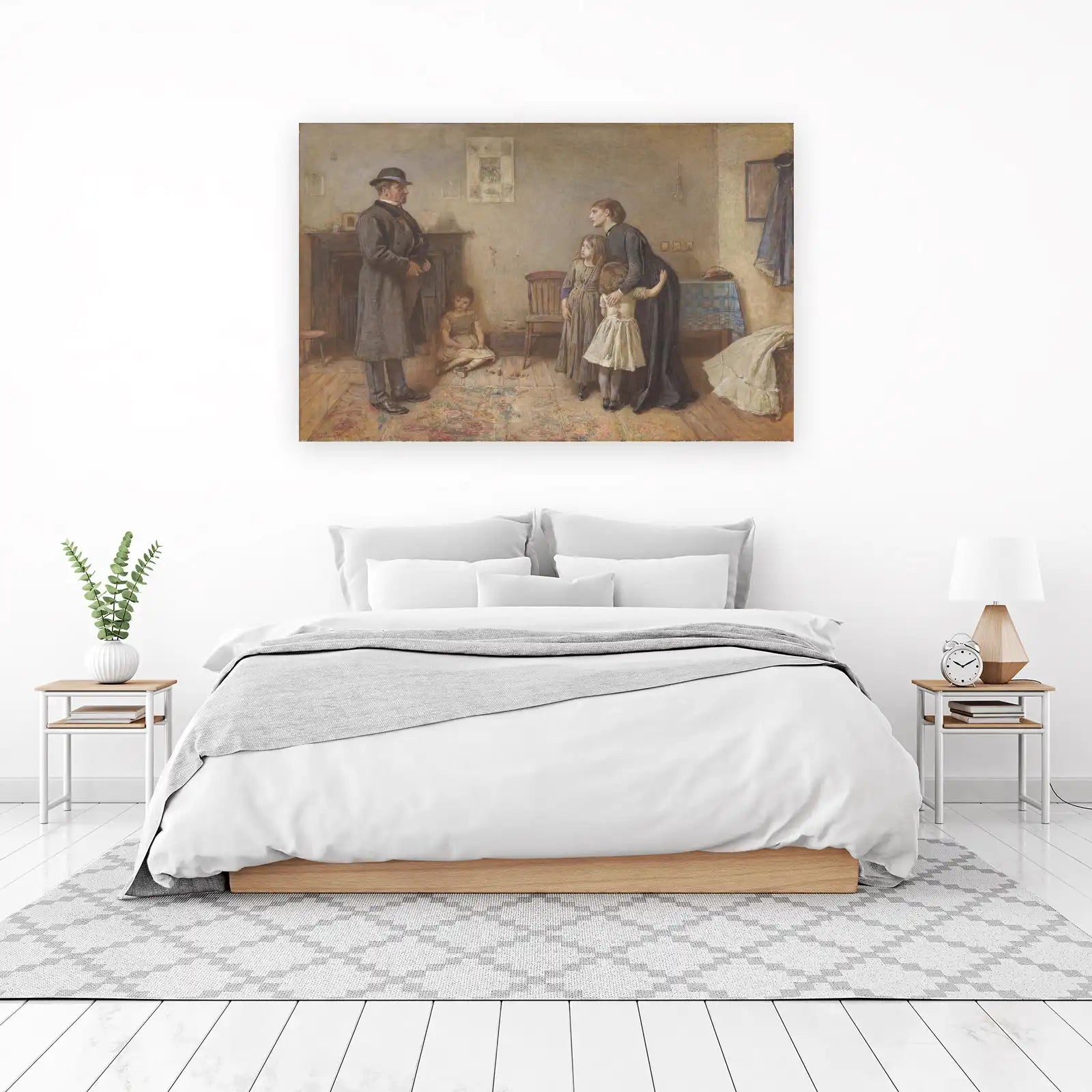 Victorian Family Scene Wall Art