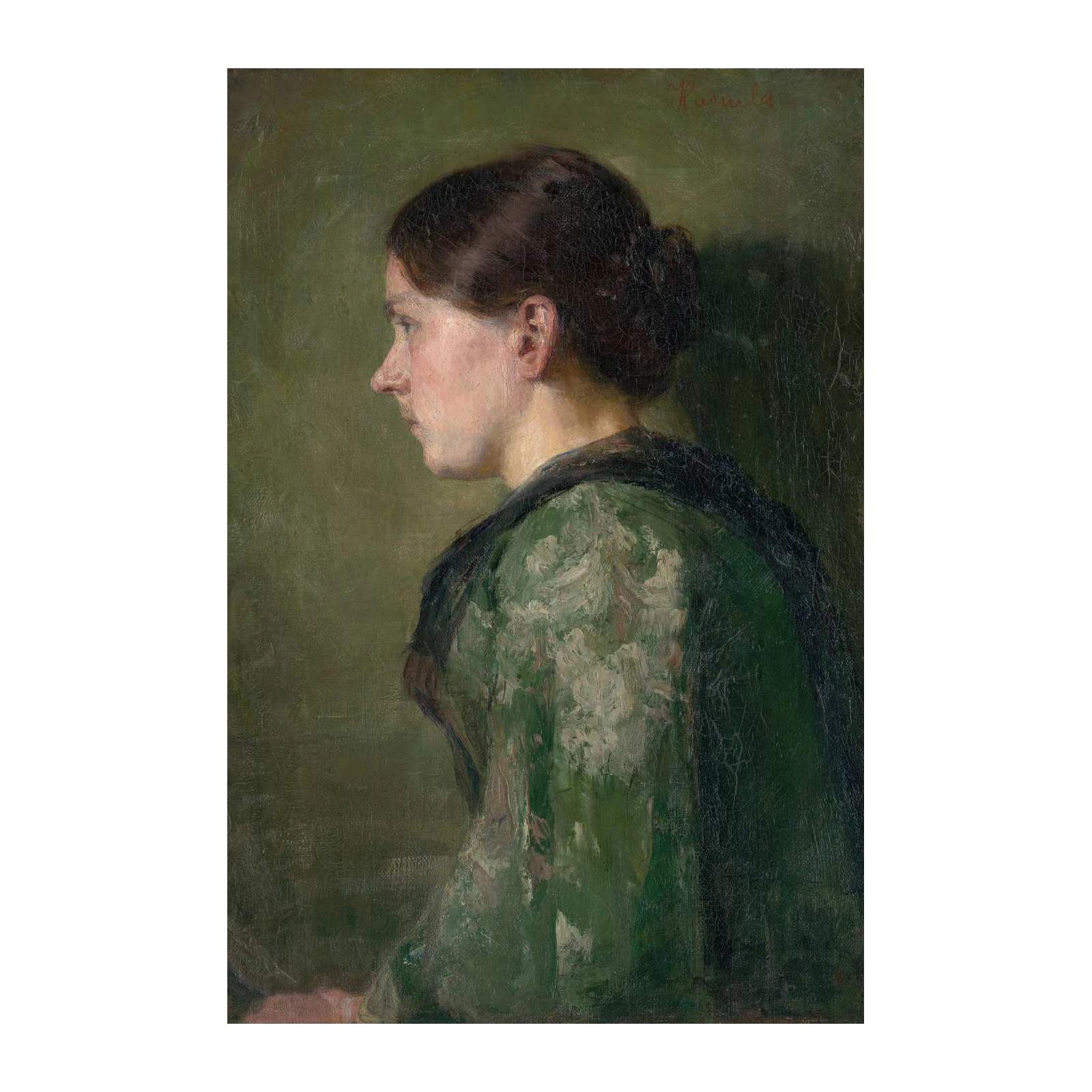 Elegant Woman Portrait Wall Art