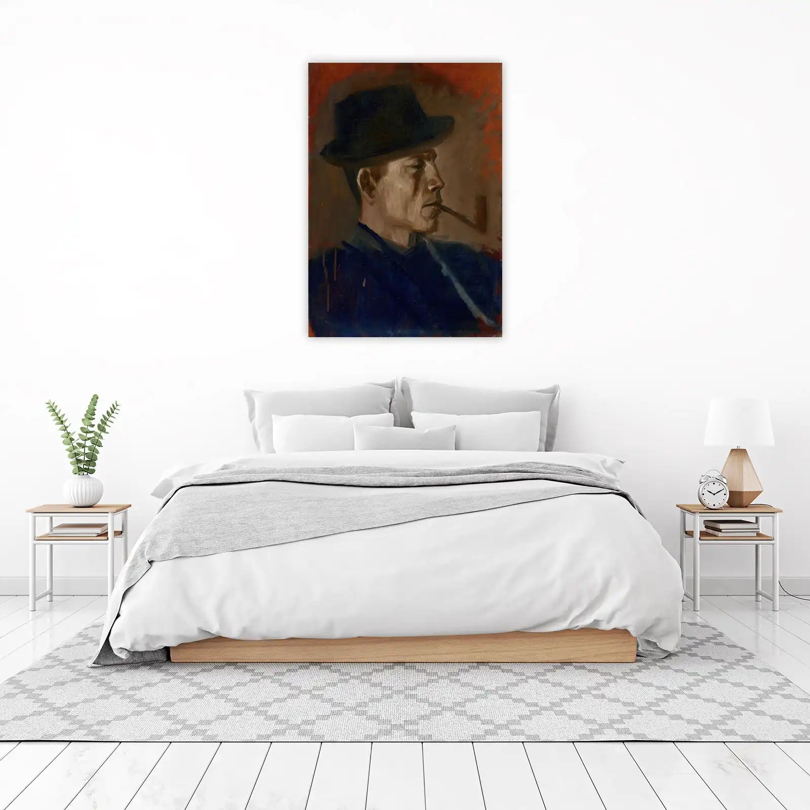 Vintage Gentleman Portrait Wall Art