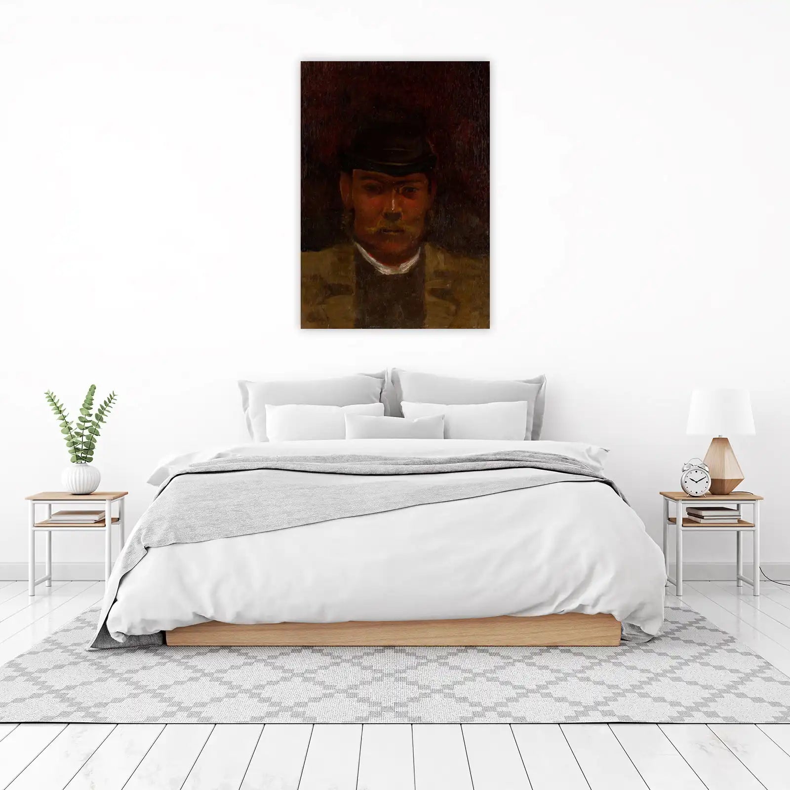 Vintage Gentleman Portrait Wall Art
