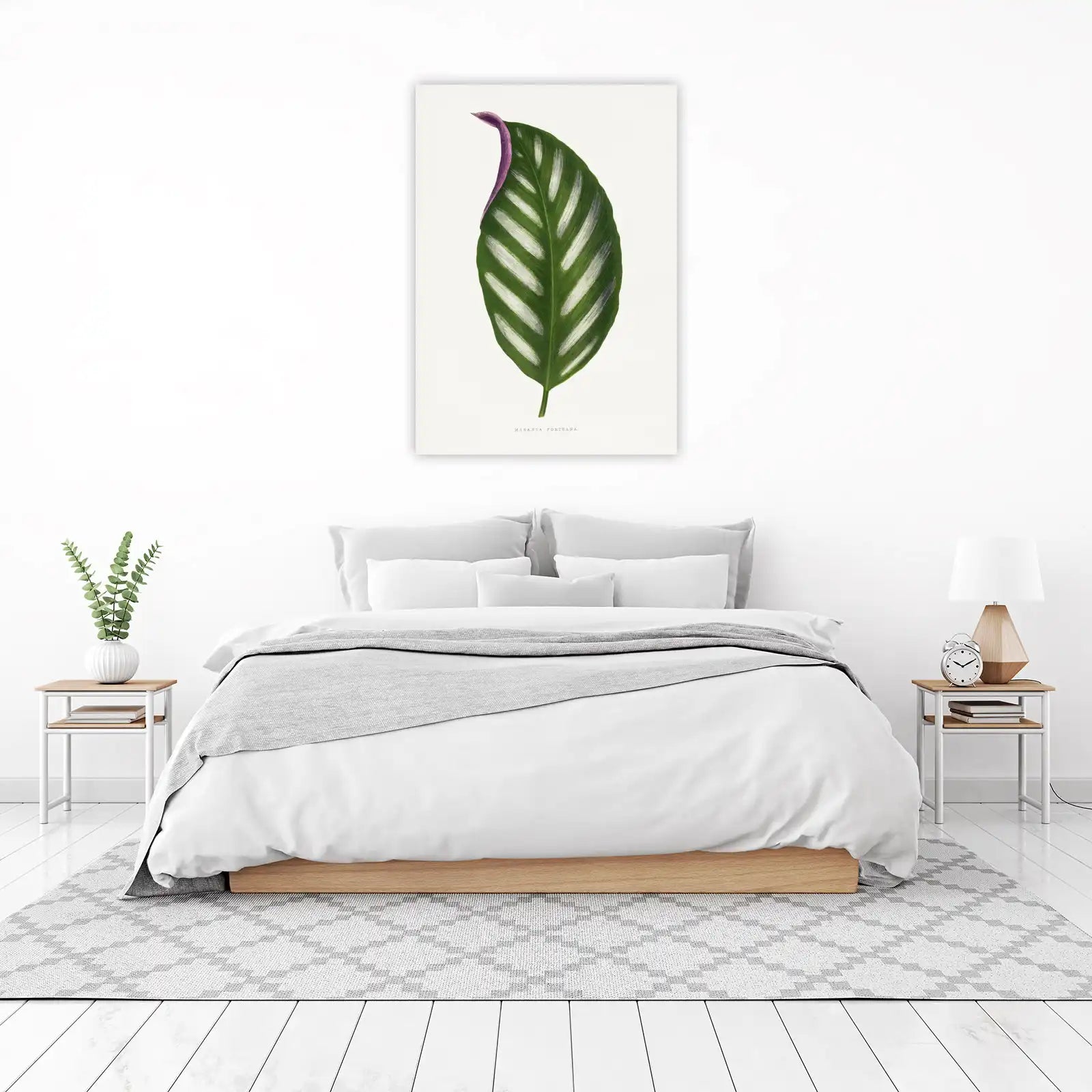 Maranta Porteana Botanical Leaf Wall Art