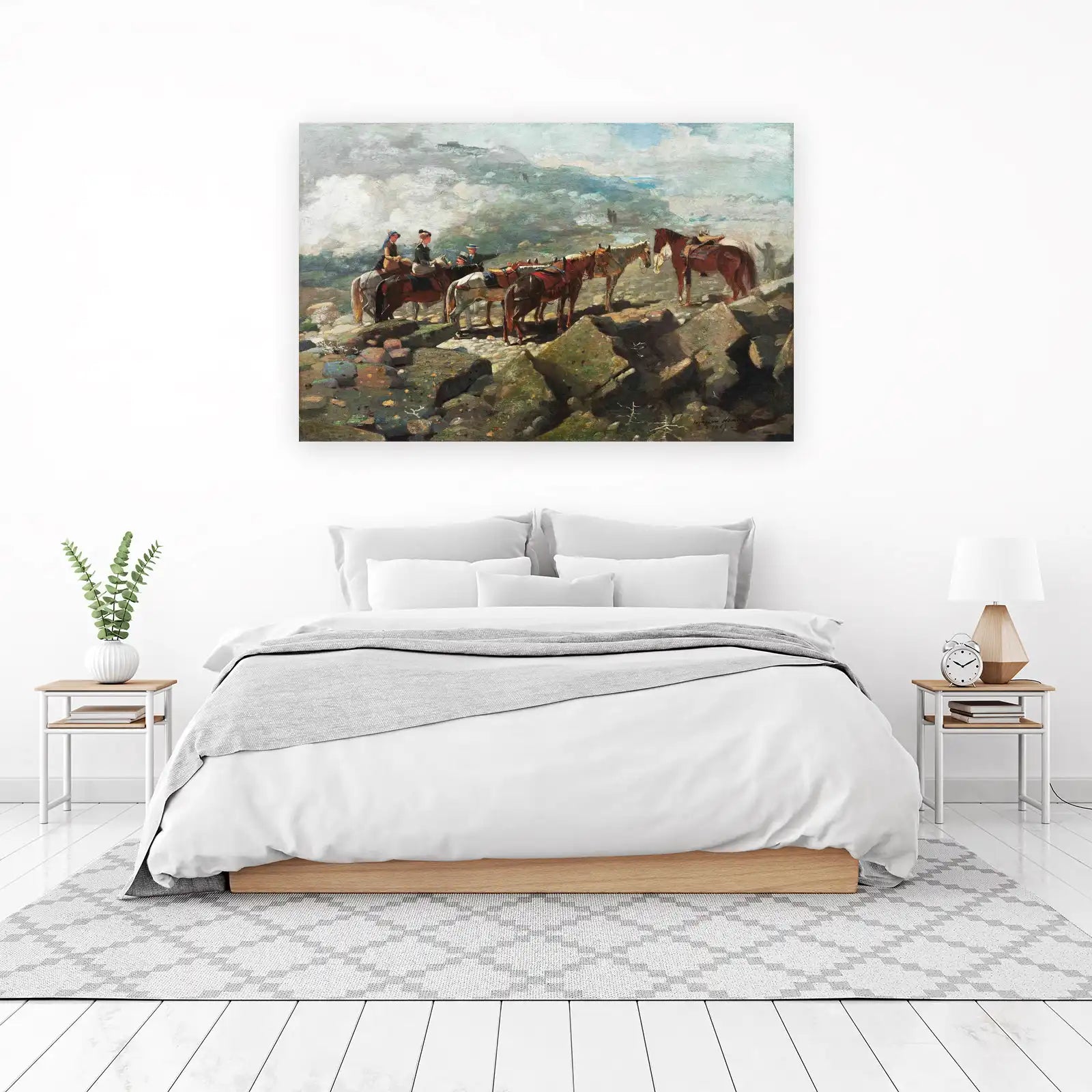 Winslow Homer Mountain Horses Wall Art