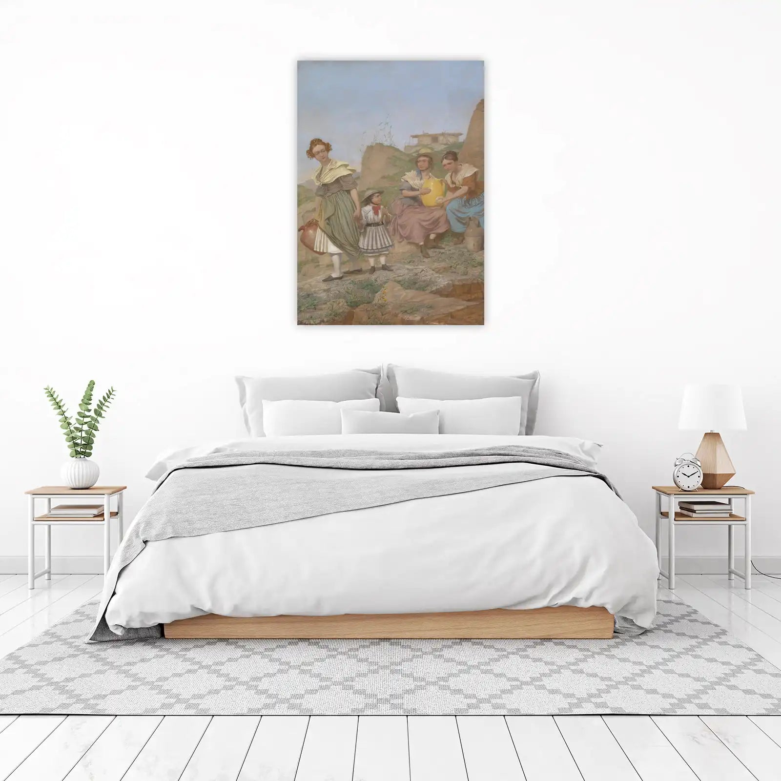 Vintage Scene Figures Wall Art