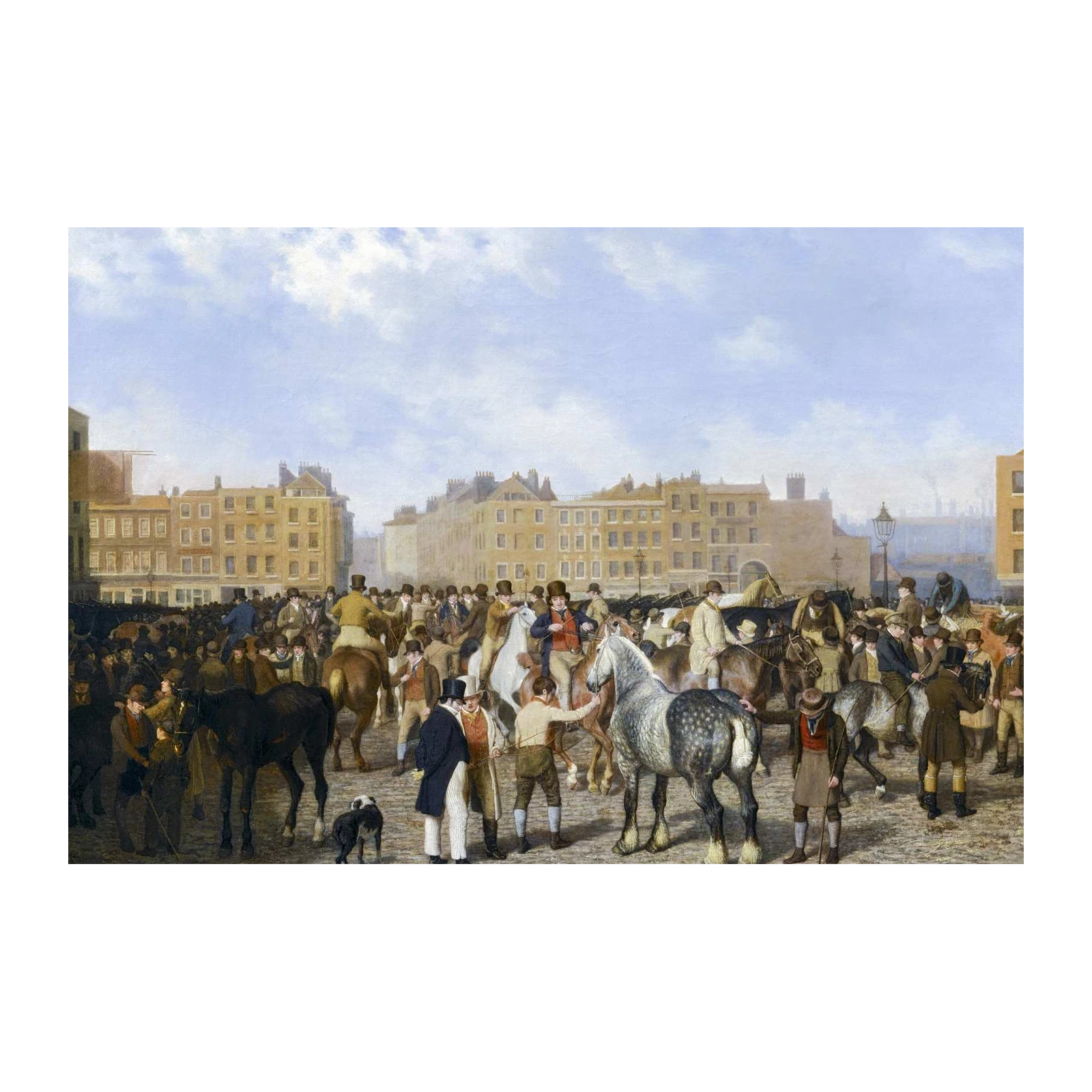 Victorian Horse Market Wall Art