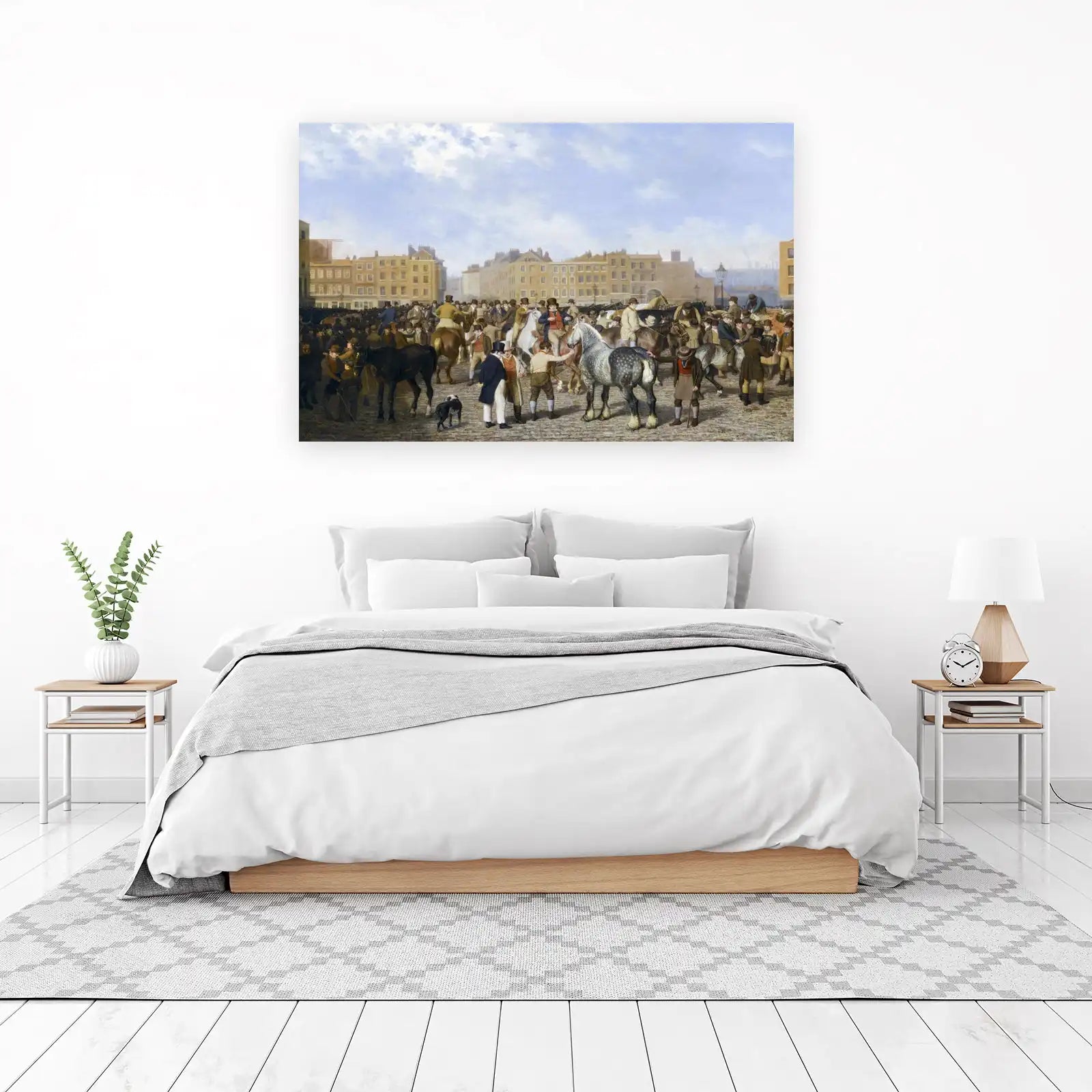 Victorian Horse Market Wall Art