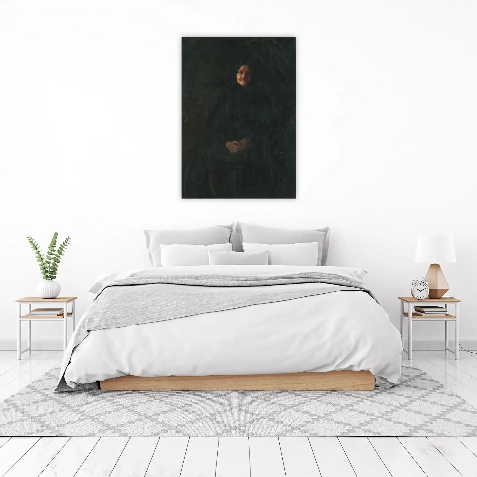 Timeless Portrait of Wisdom Wall Art