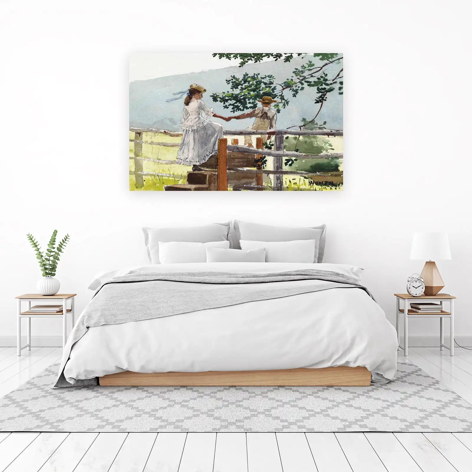 Charming Summer Romance Wall Art