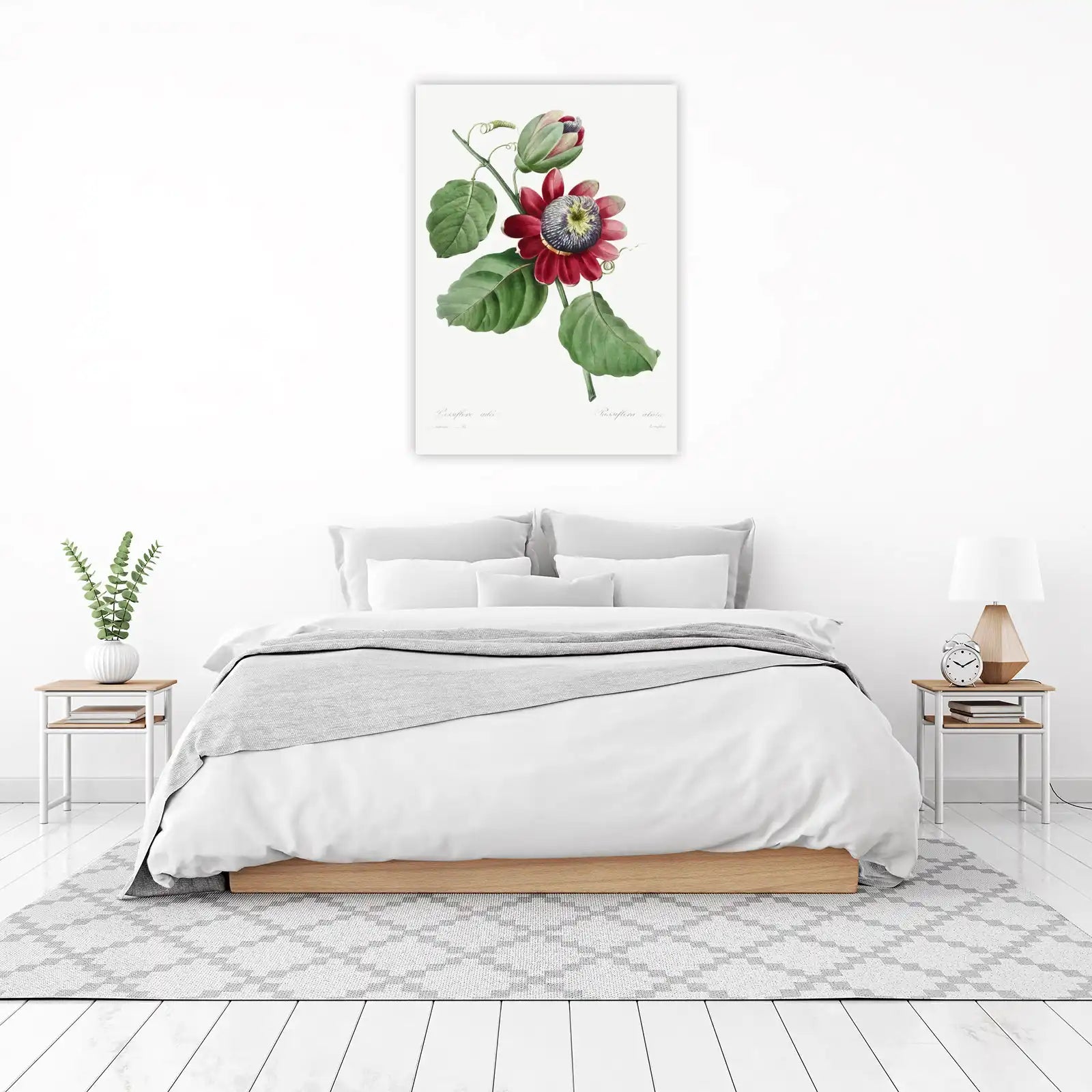 Vintage Passion Flower Botanical Art Wall Art