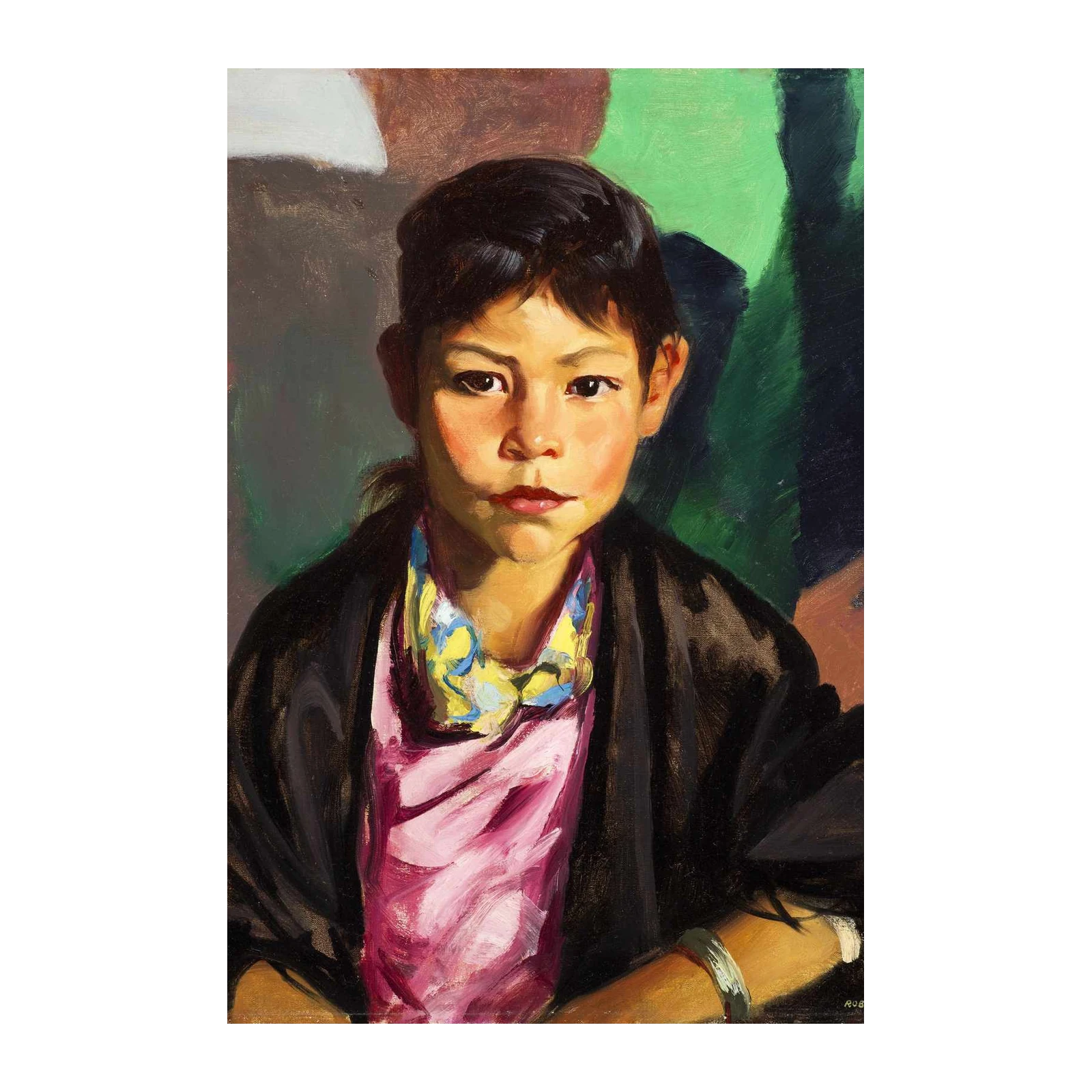 Robert Henri "Spanish Gypsy Girl" Wall Art