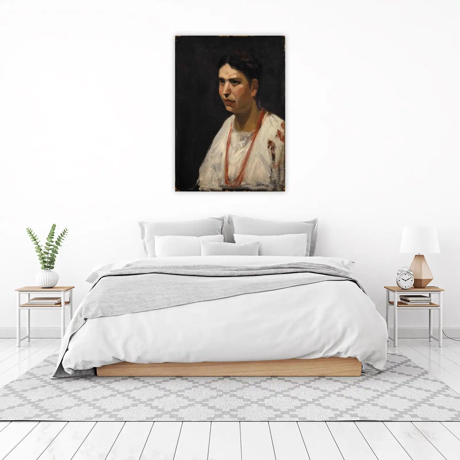 Intriguing Portrait of a Woman Wall Art