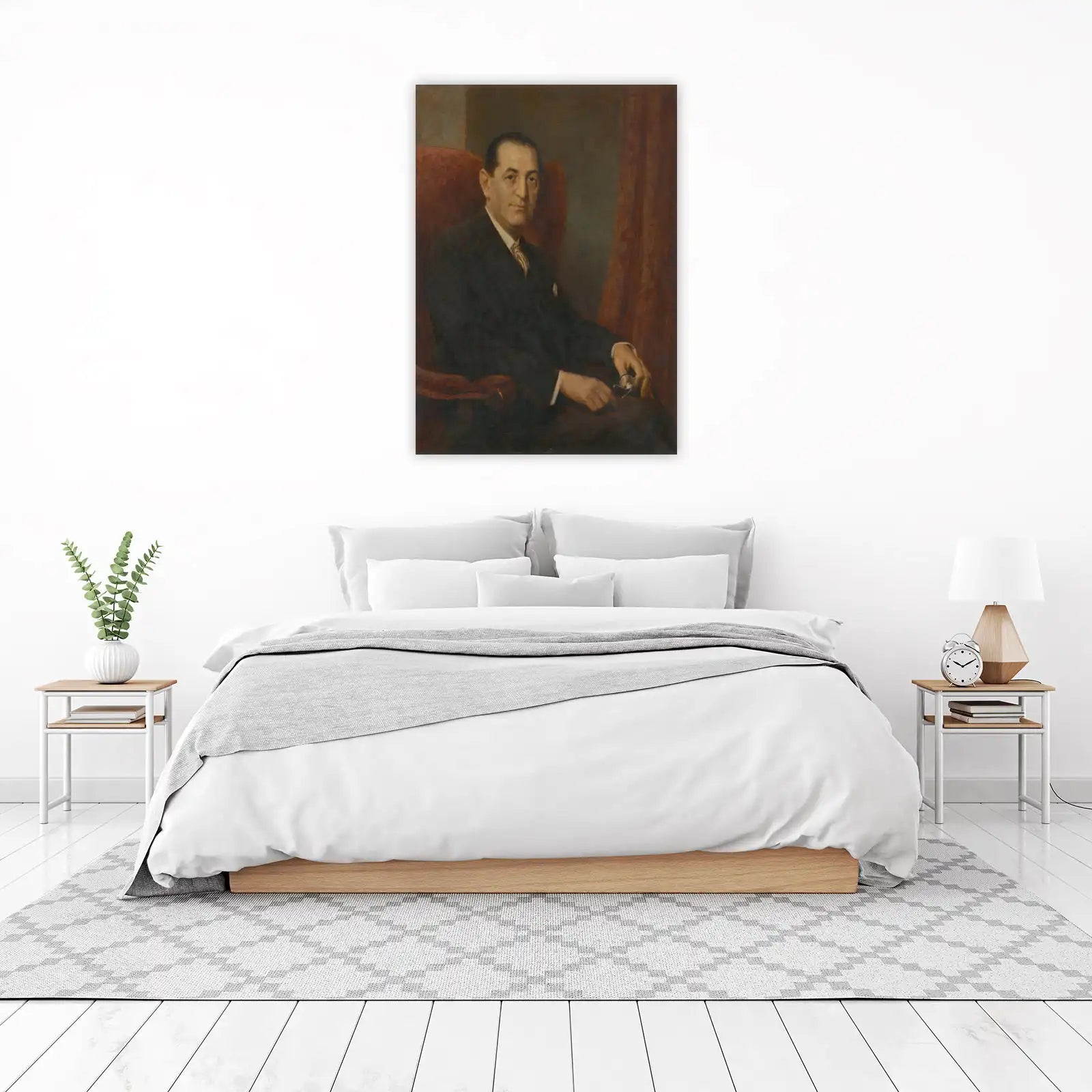 Elegant Gentleman Portrait Art Wall Art