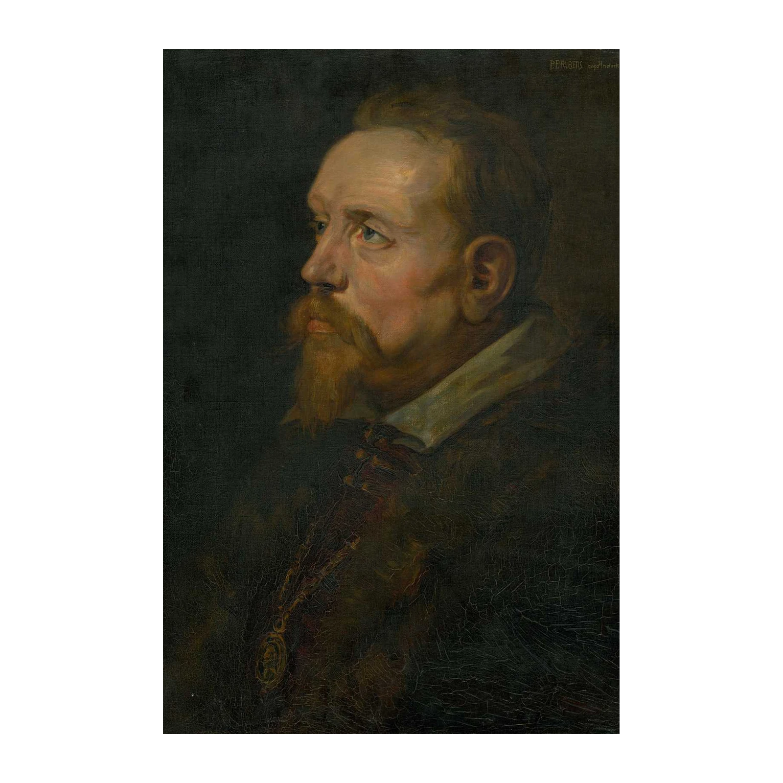 Vintage Gentleman Portrait Wall Art