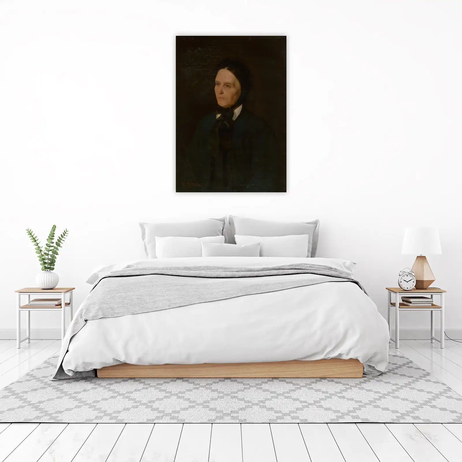 Vintage Portrait Woman Wall Art