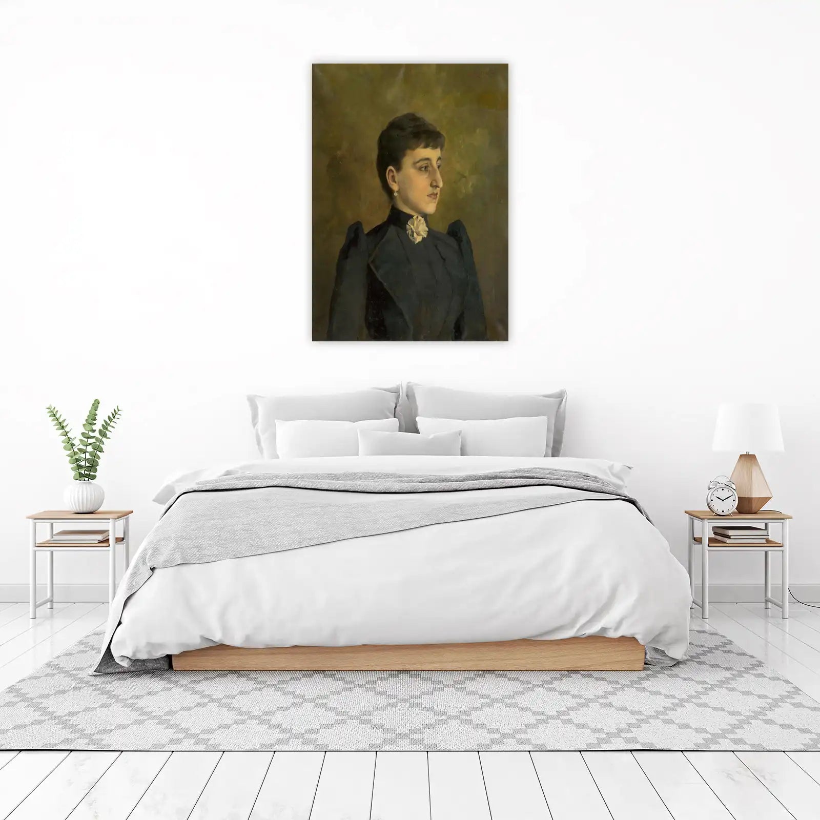 Elegant Lady Portrait Wall Art