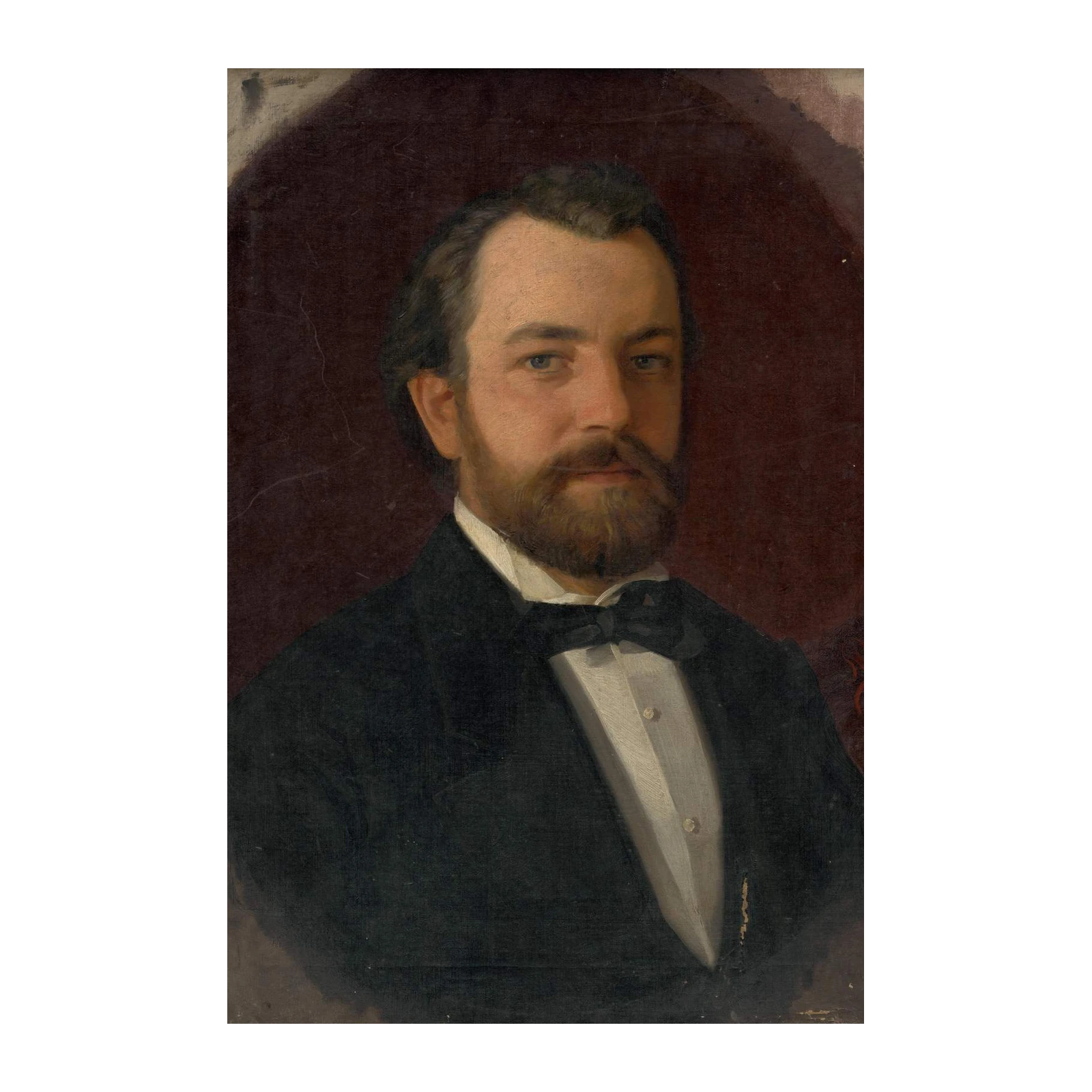 Distinguished Gentleman Portrait Wall Art