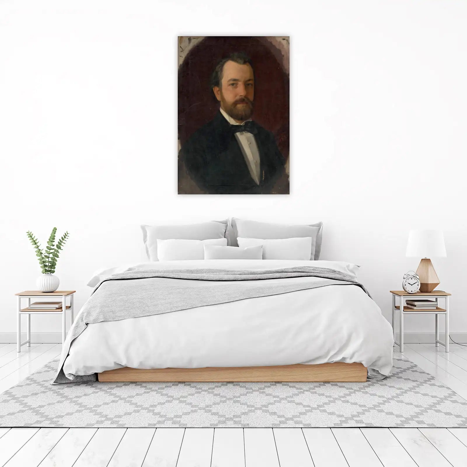 Distinguished Gentleman Portrait Wall Art