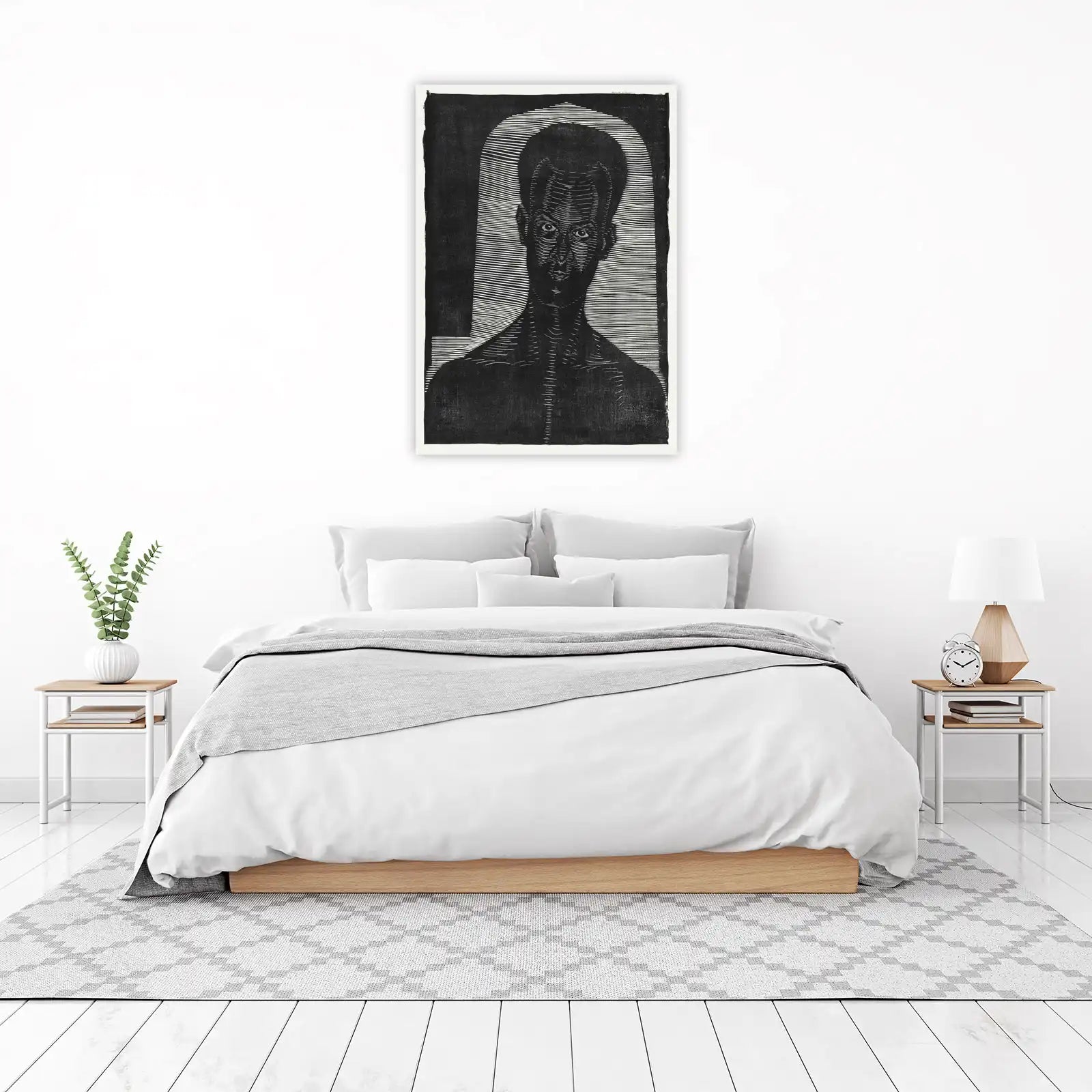 Striking Portrait Art Wall Art