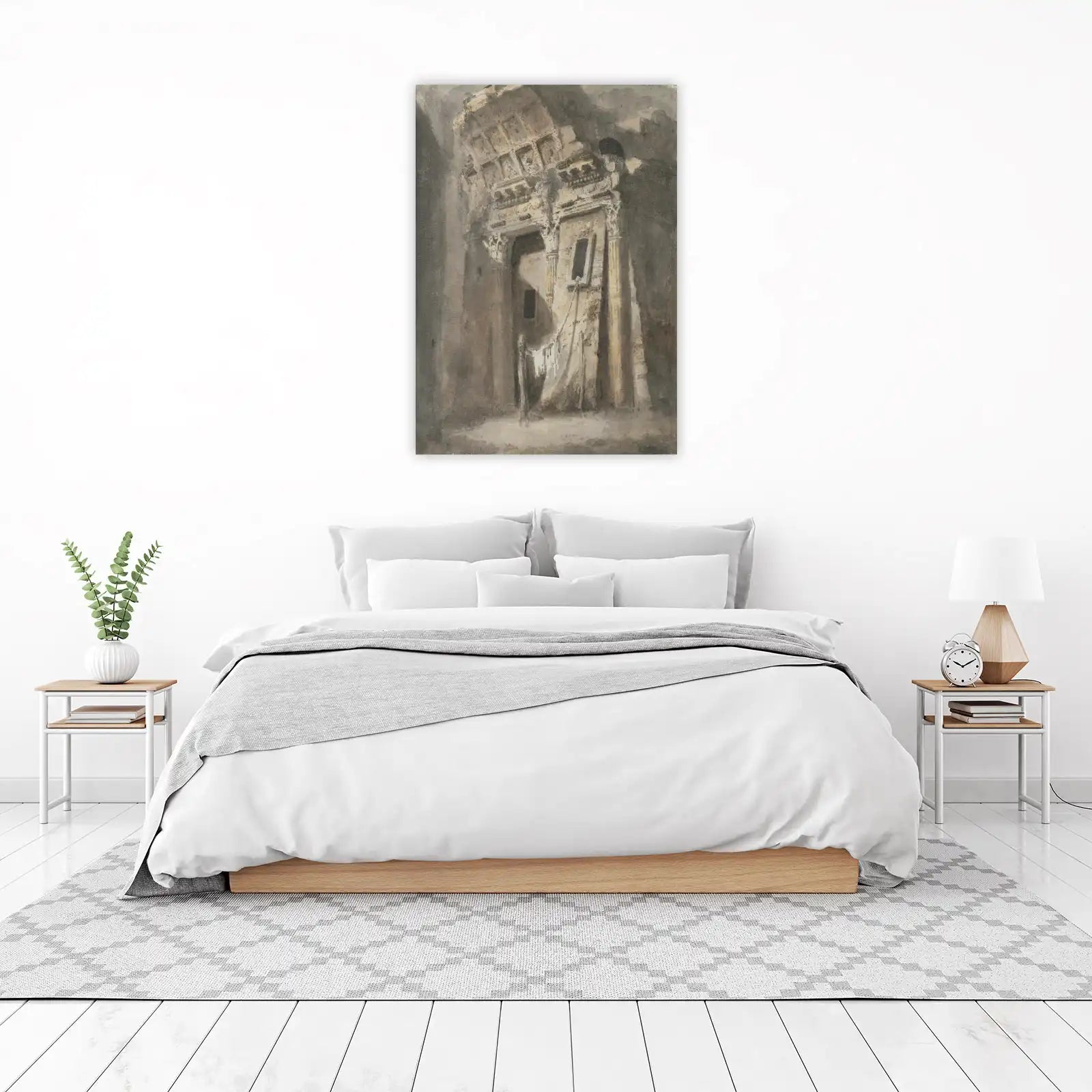 Ancient Roman Archway Sketch Wall Art
