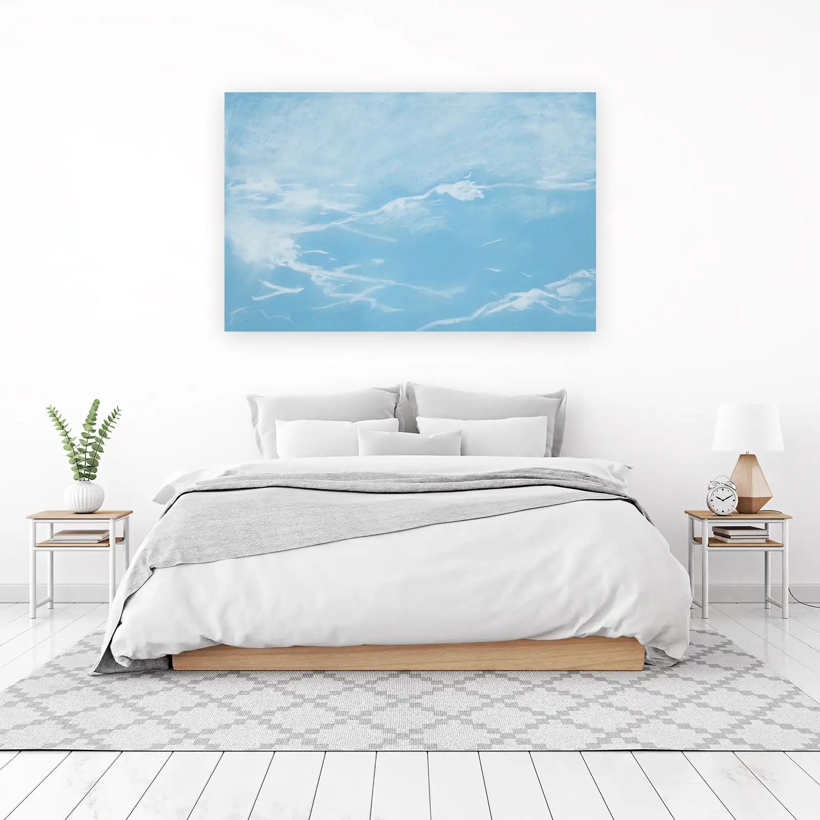 Dreamy Sky Abstract Pastel Wall Art
