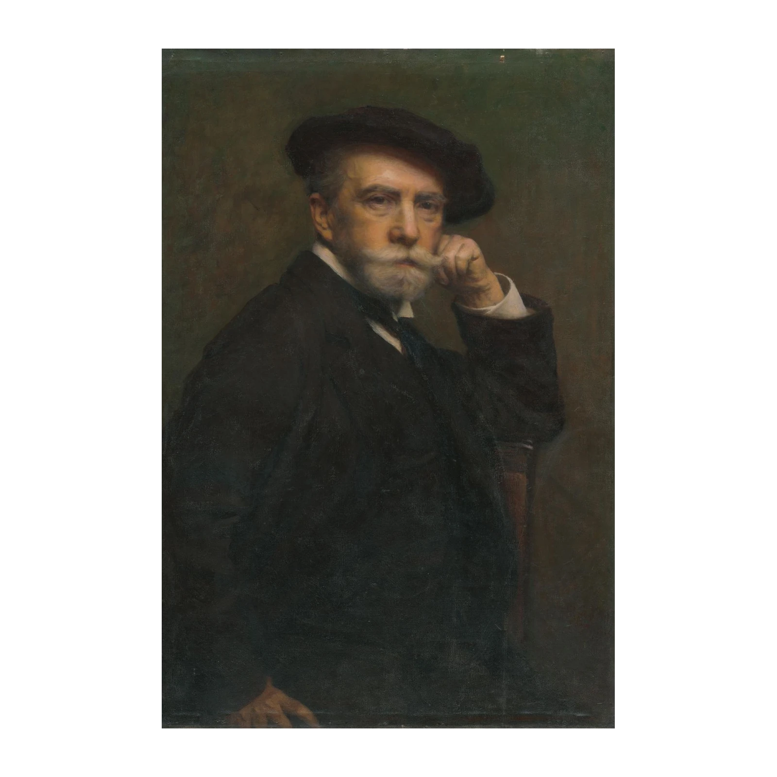 Distinguished Gentleman Portrait Wall Art