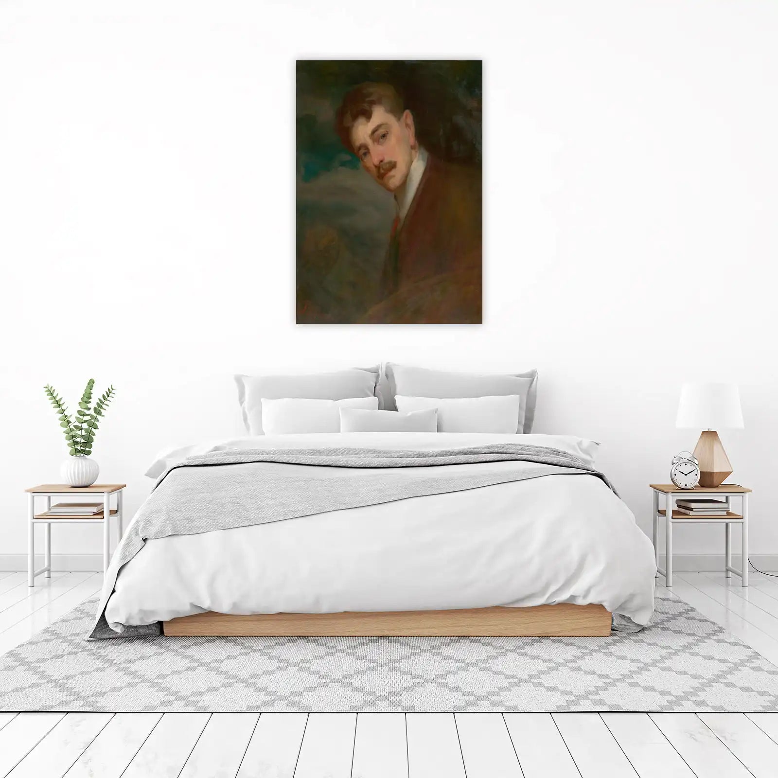 Elegant Portrait of a Man Wall Art