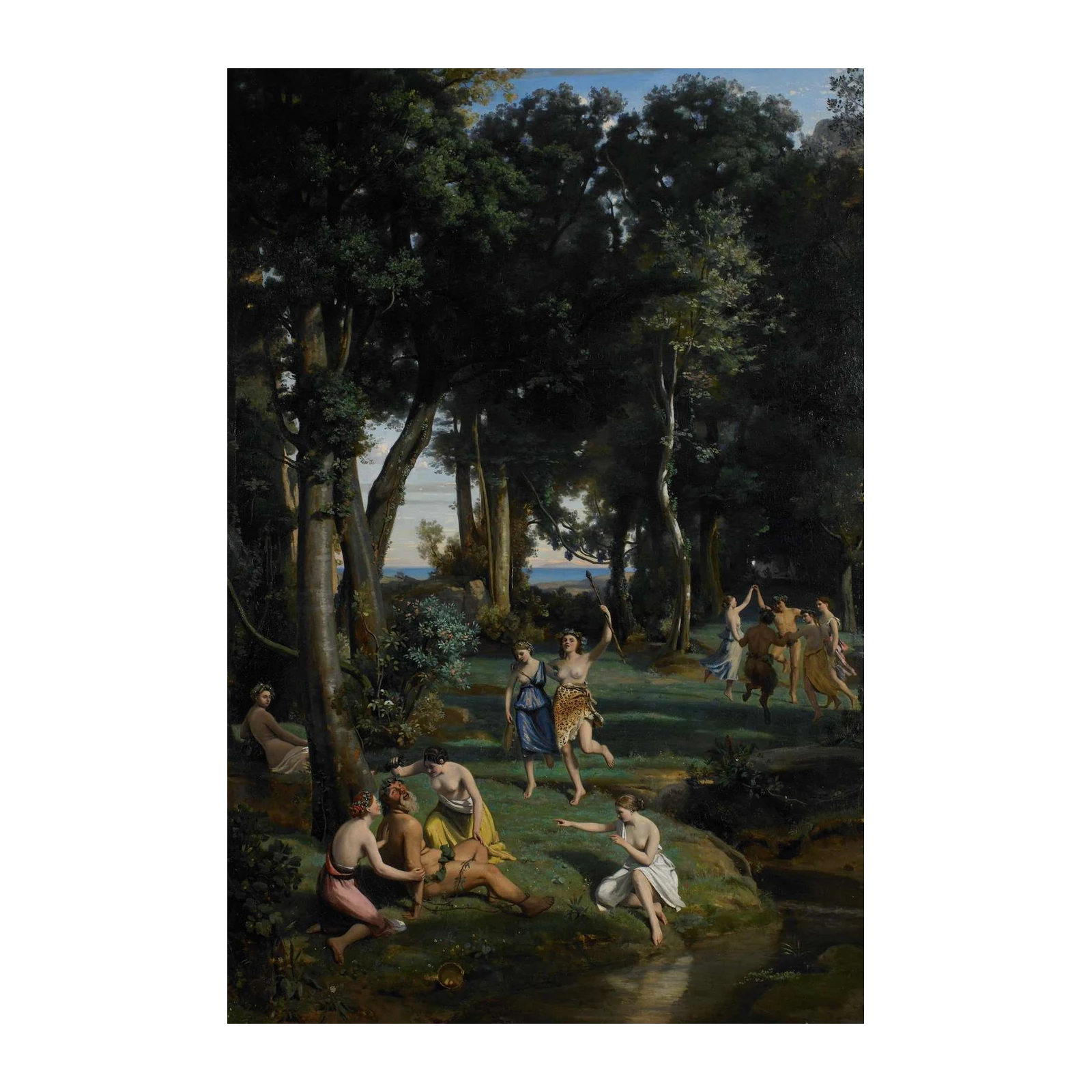 Mythical Forest Nymphs Dancing Wall Art