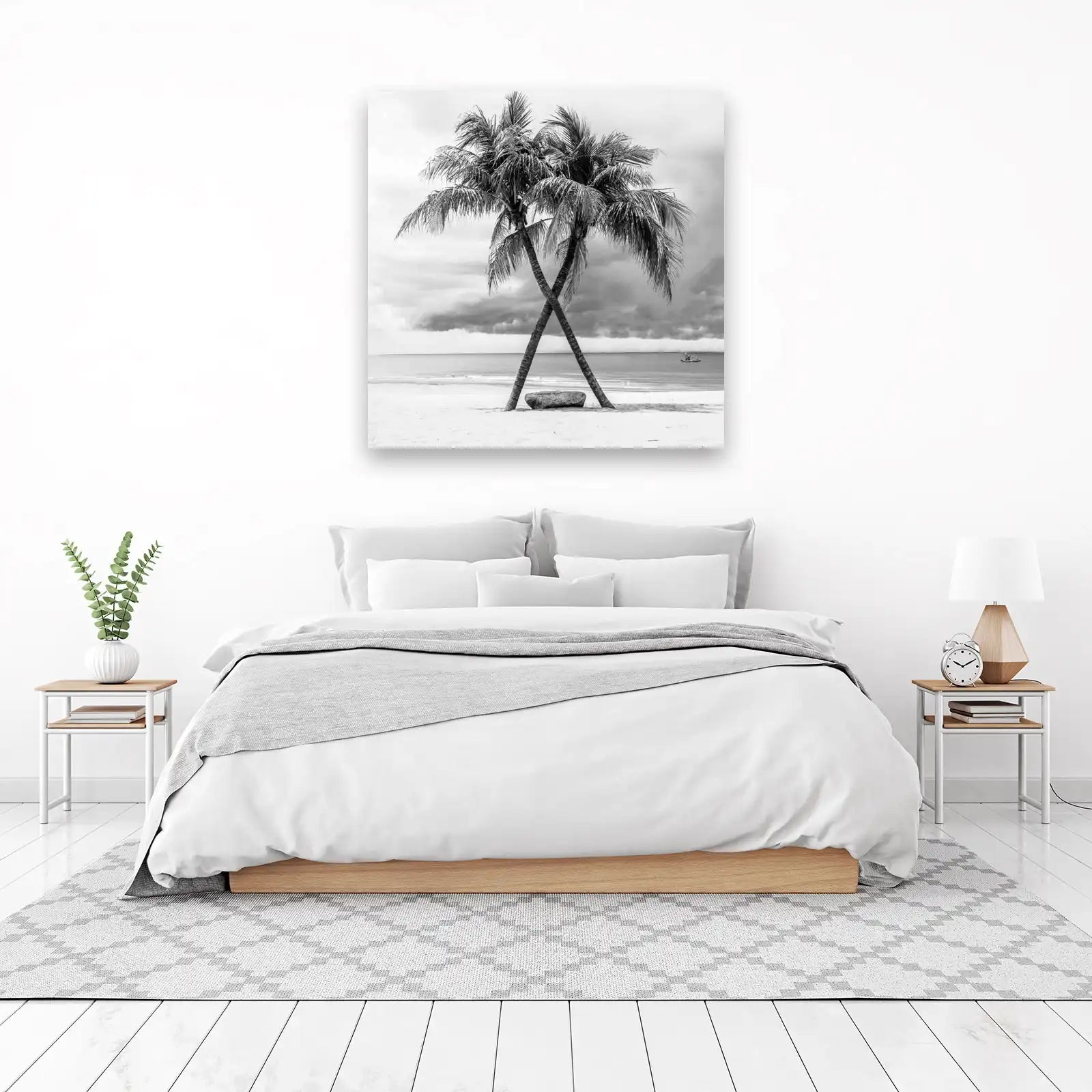 Tropical Palms Beach Escape Wall Art