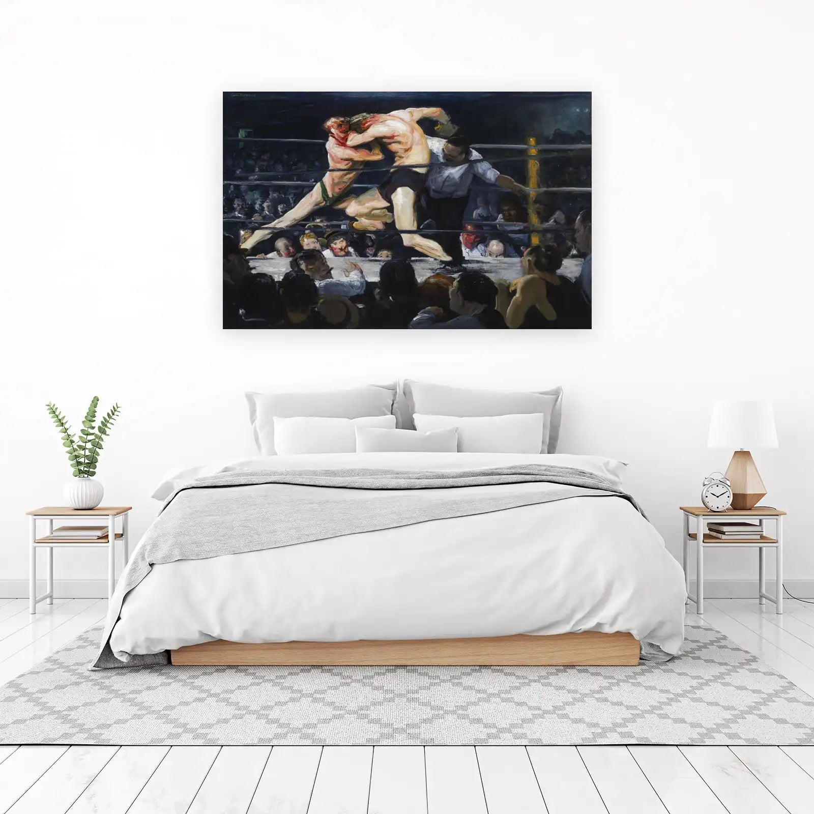 Grit & Glory Boxing Match Wall Art