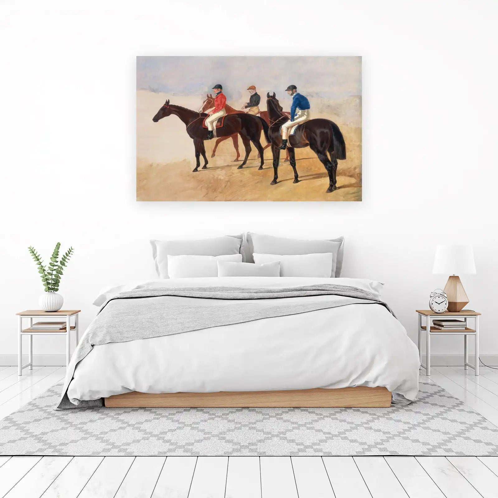 Equestrian Race Day Jockeys Wall Art