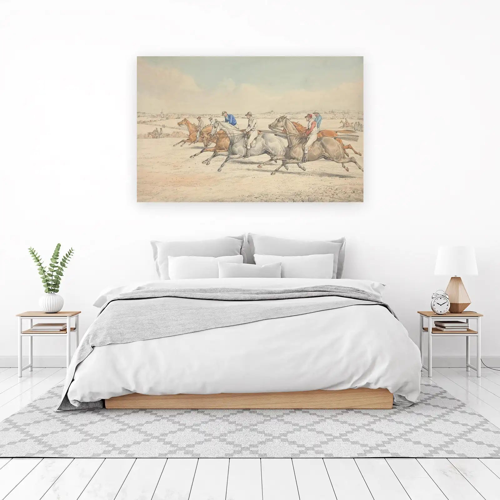 Thoroughbred Horse Race Vintage Artwork Wall Art