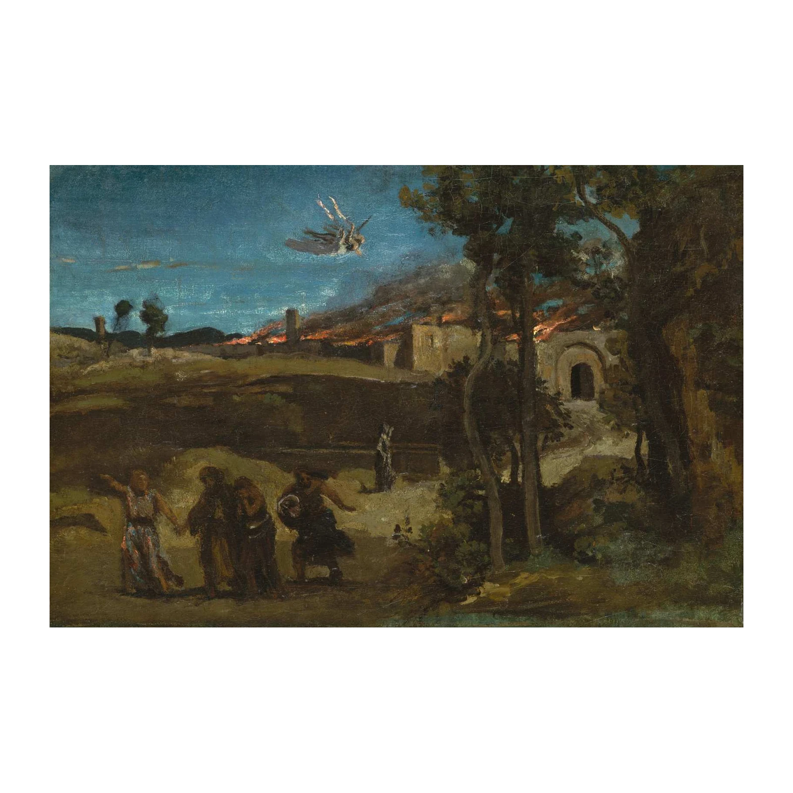 Dramatic Biblical Scene Wall Art