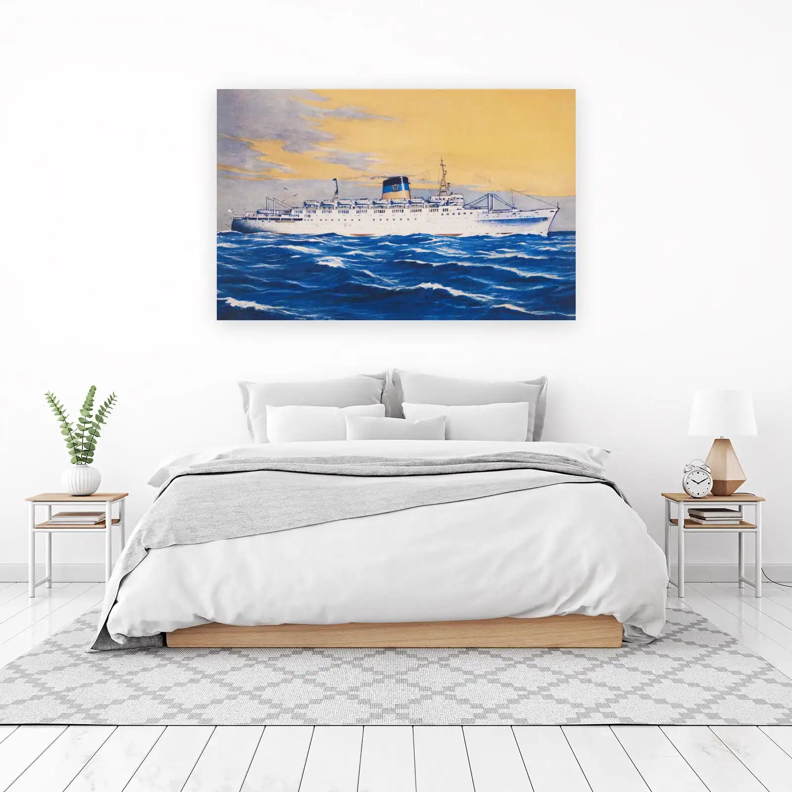 Vintage Olympia Ship Sailing Wall Art