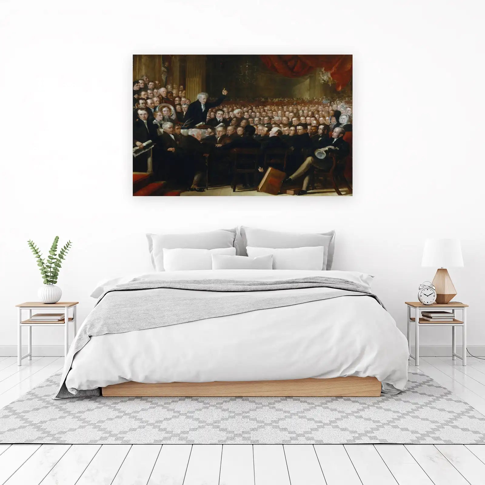 Historic Assembly Speech Oil Painting Wall Art