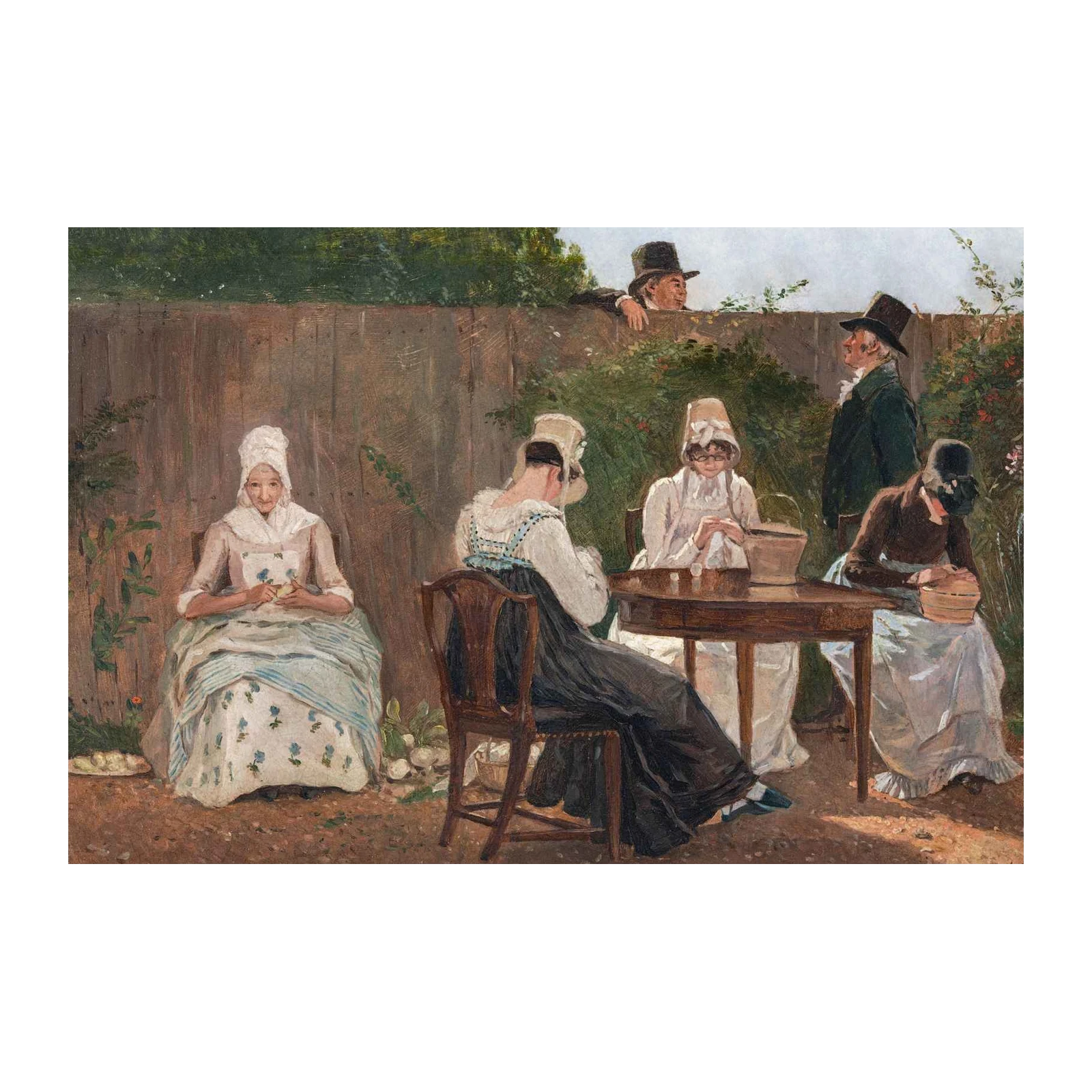 Vintage Garden Gathering Wall Art