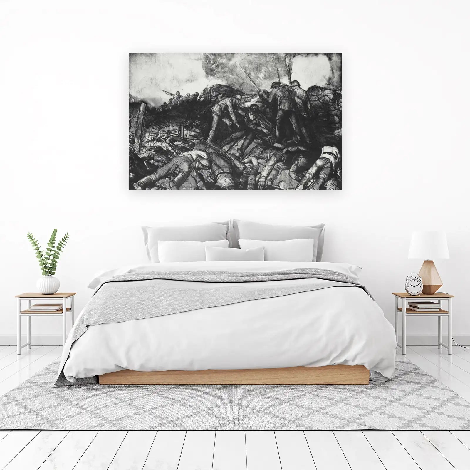 Intense Trench Warfare Art Wall Art
