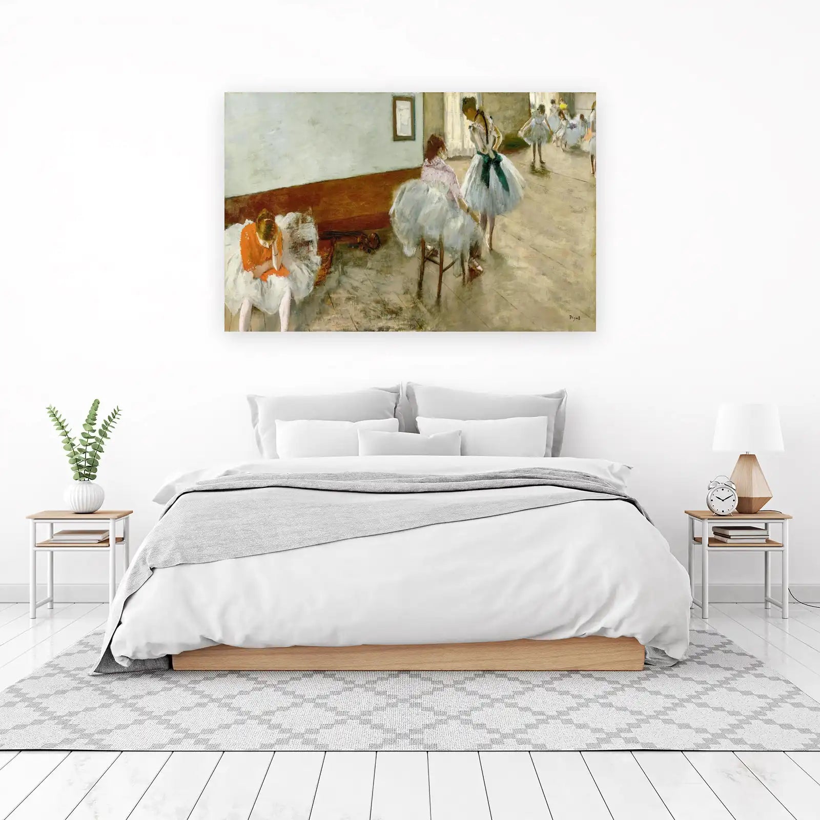 Ballet Dancers Rehearsal Impressionist Wall Art
