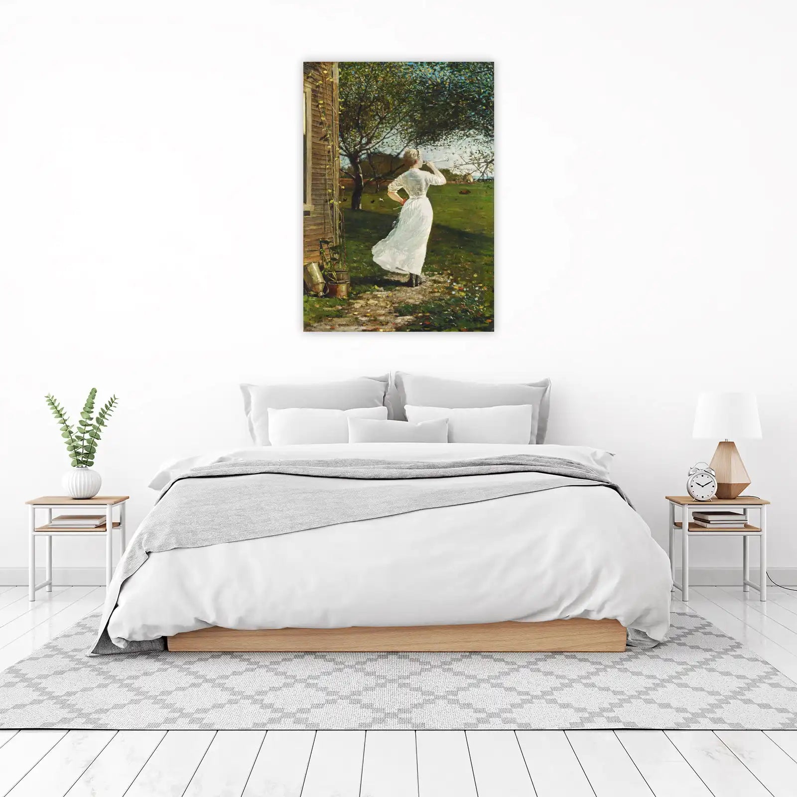 Summoning the Sun: Pastoral Scene Wall Art