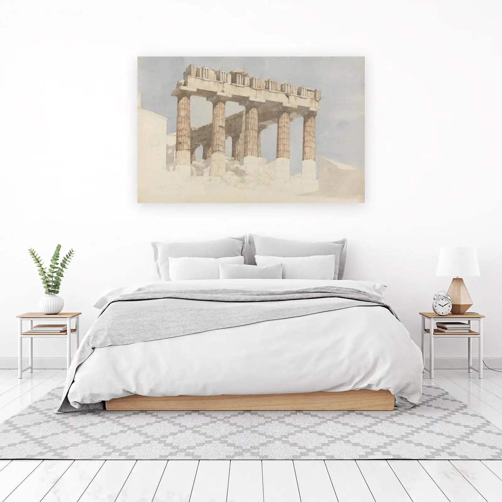 Ancient Greek Temple Ruins Wall Art