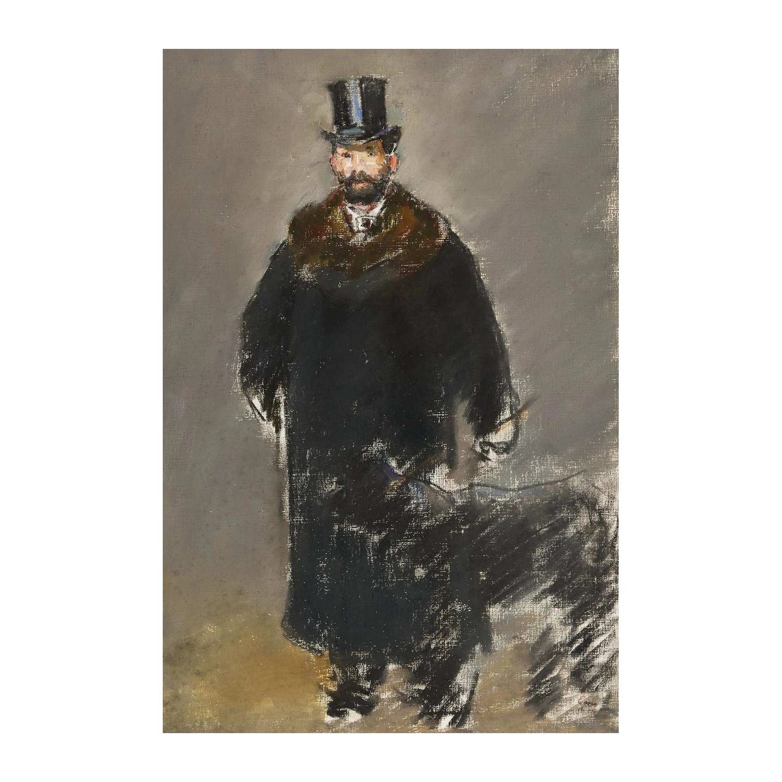Elegant Gentleman Top Hat Wall Art