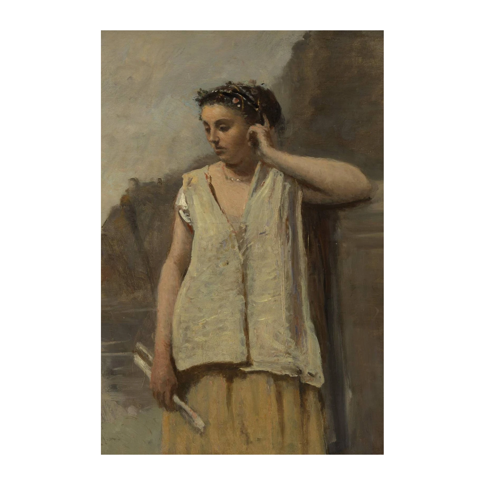 Classical Beauty Contemplation Wall Art
