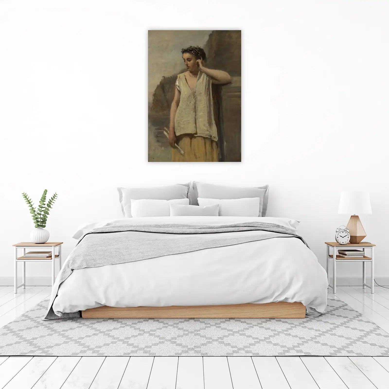 Classical Beauty Contemplation Wall Art